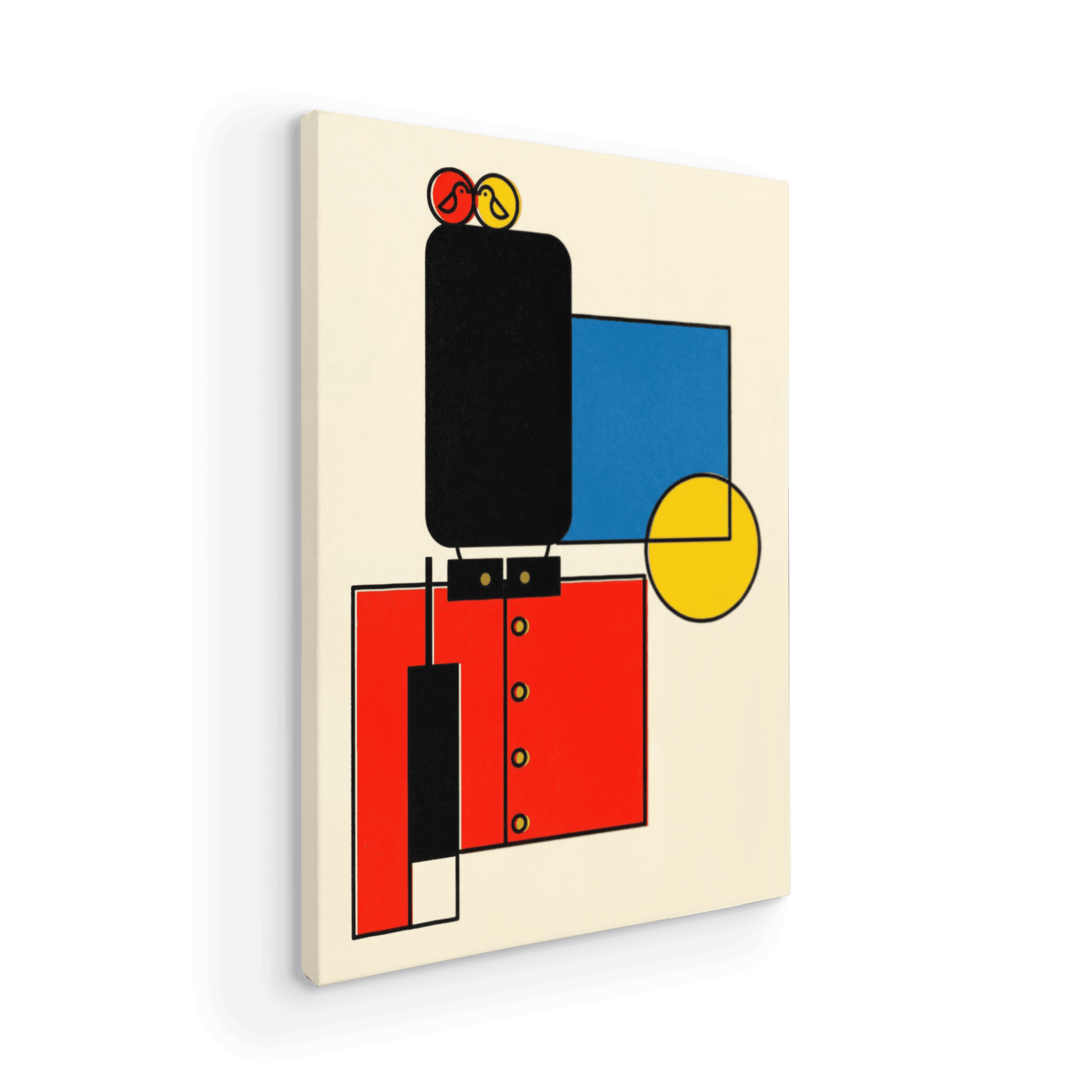 De Stijl Royal Guard: Minimalist London Art