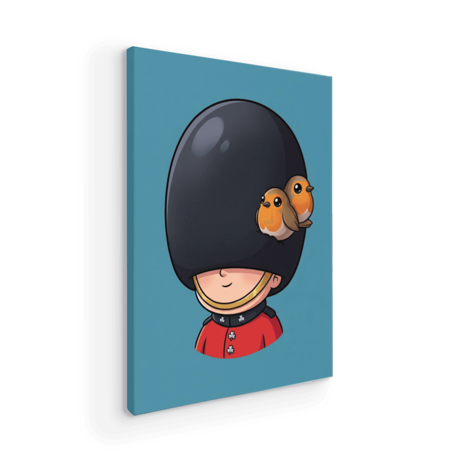 Chibi Guard's Nest: Royal Guard and Cute Robins