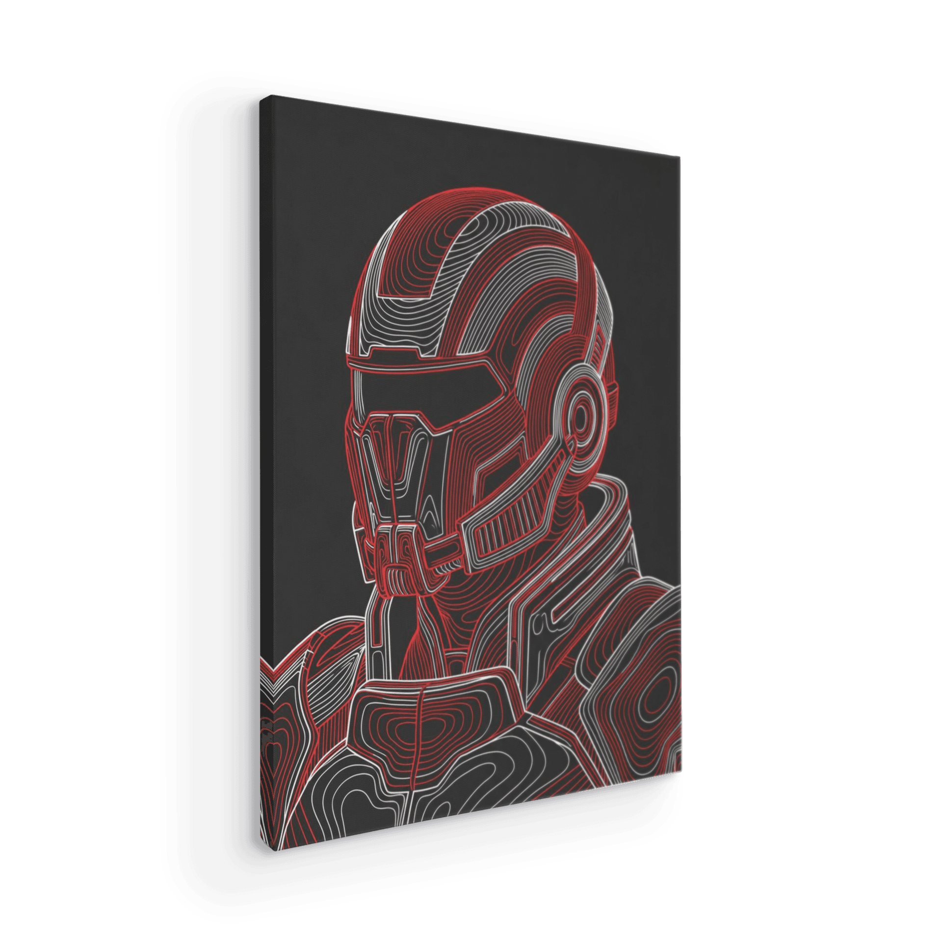 N7 Helmet Op Art Distortion