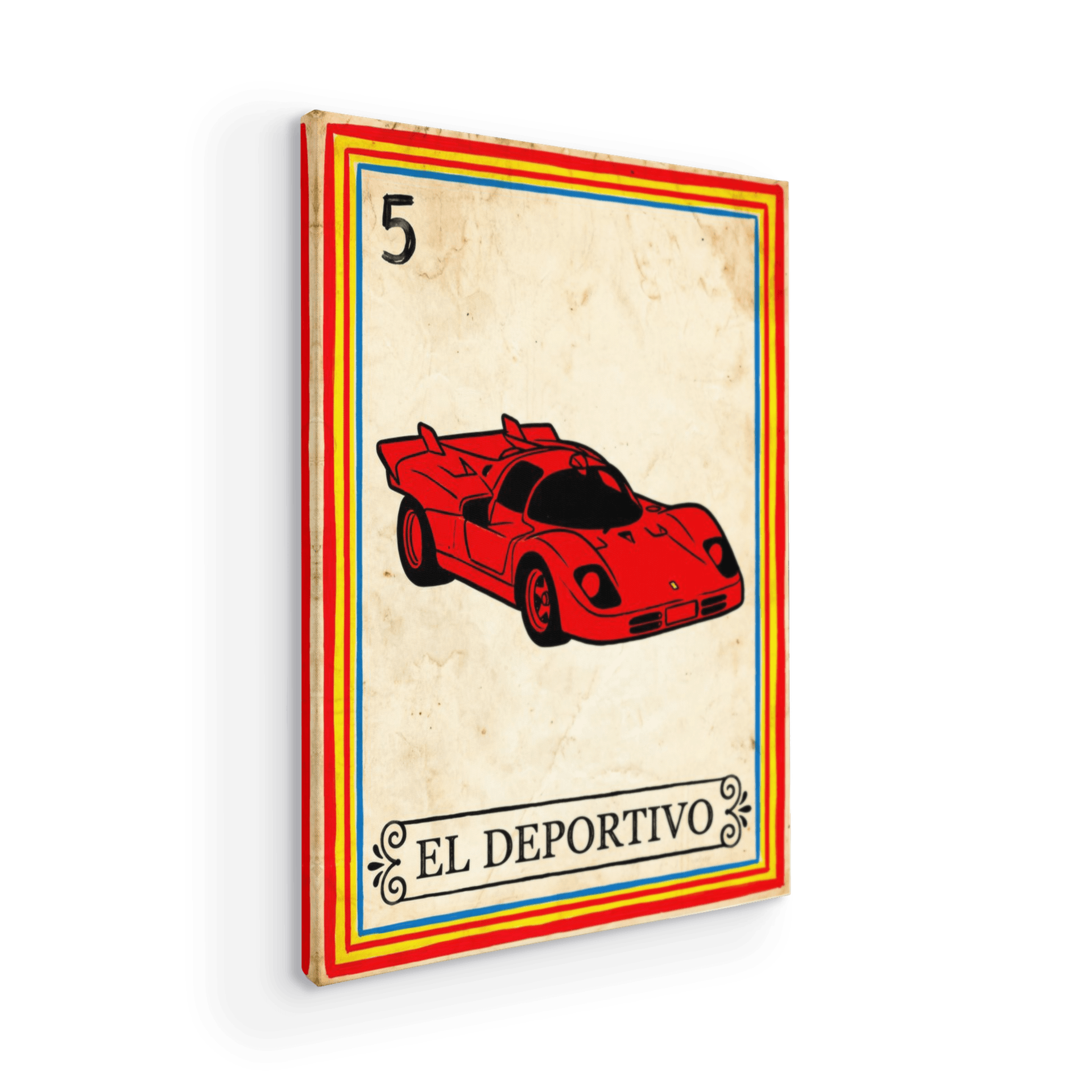Ferrari 512S El Deportivo Loteria Card