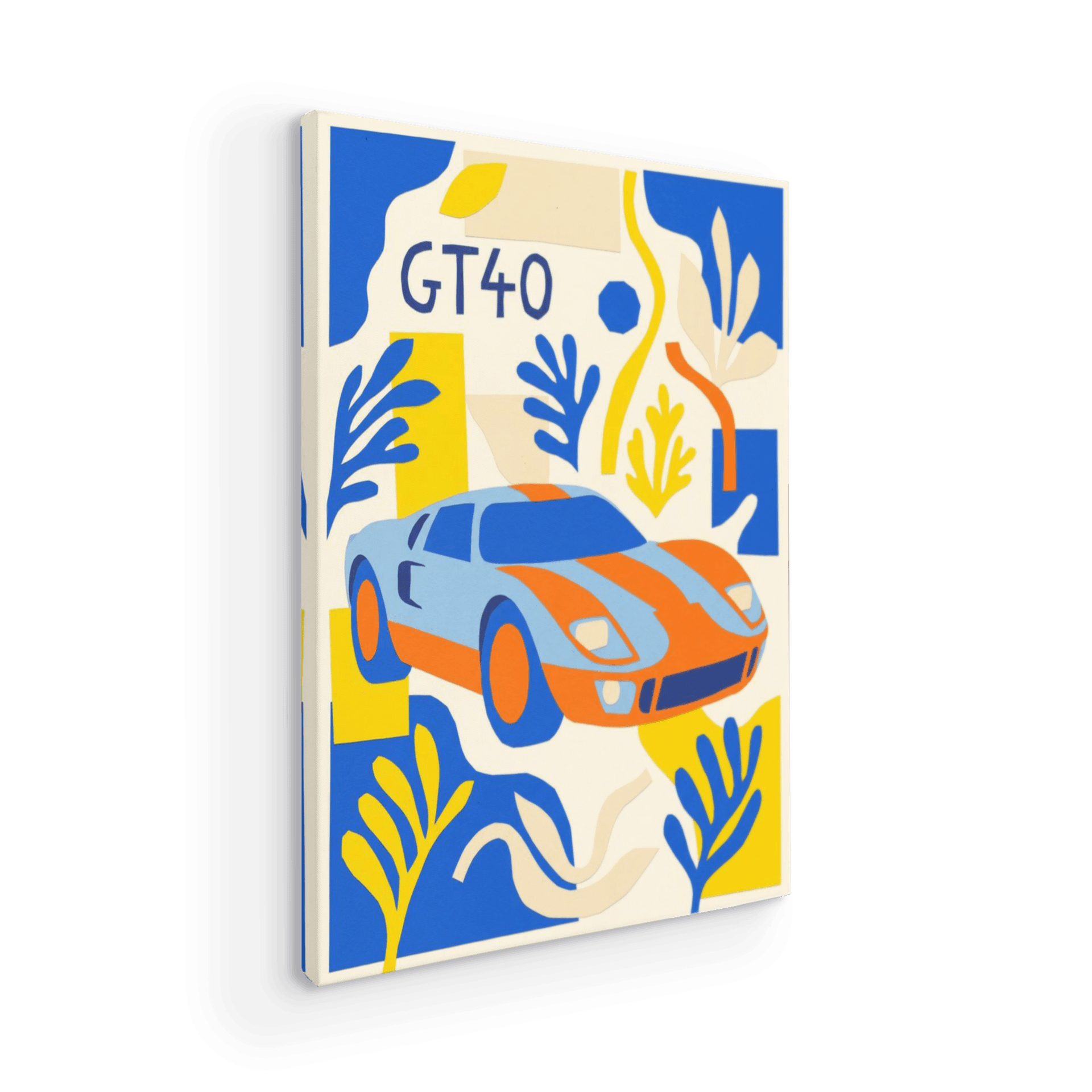 Ford GT40 Gulf Matisse Style Cutout