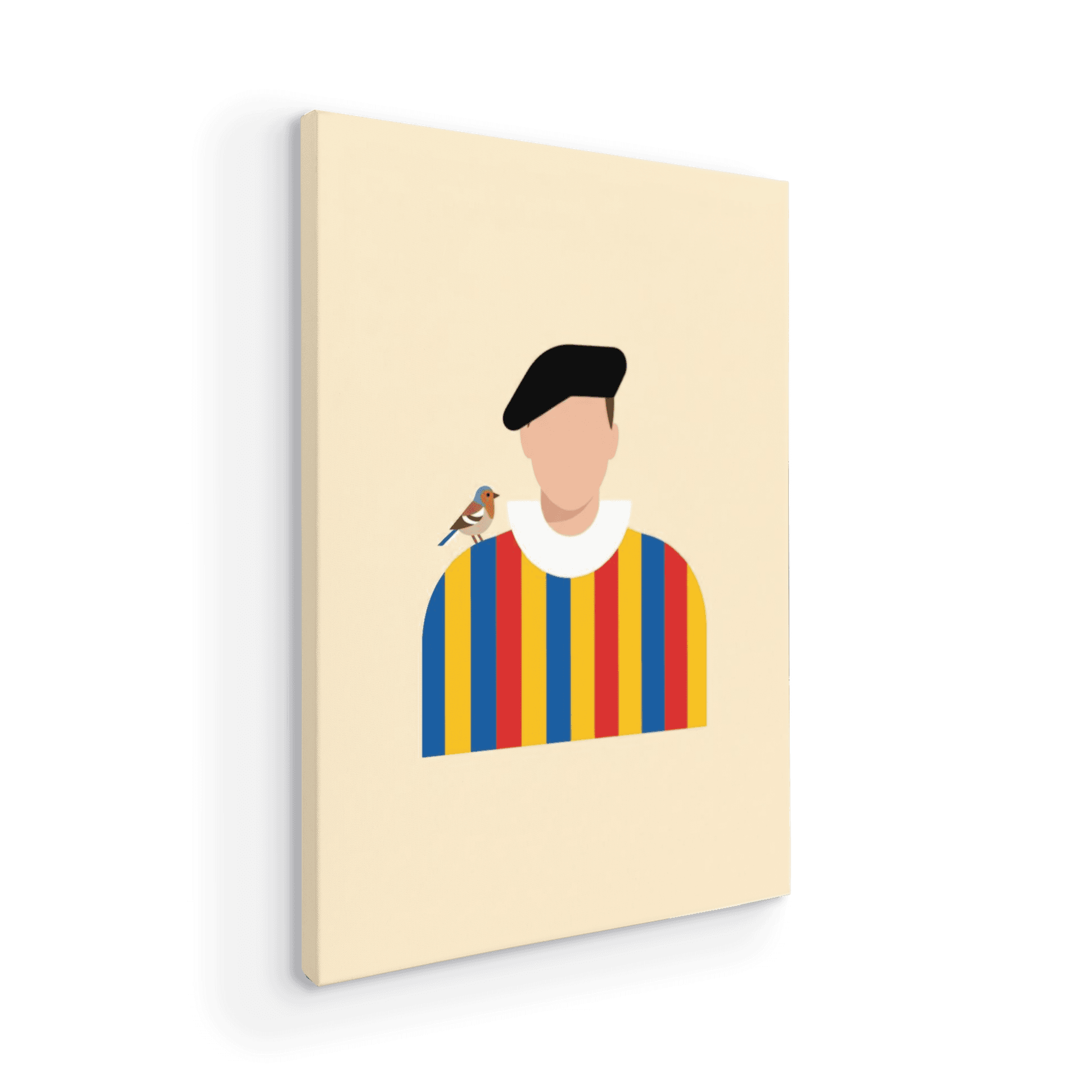 The Guard's Friend: Minimalist Swiss Guard Art