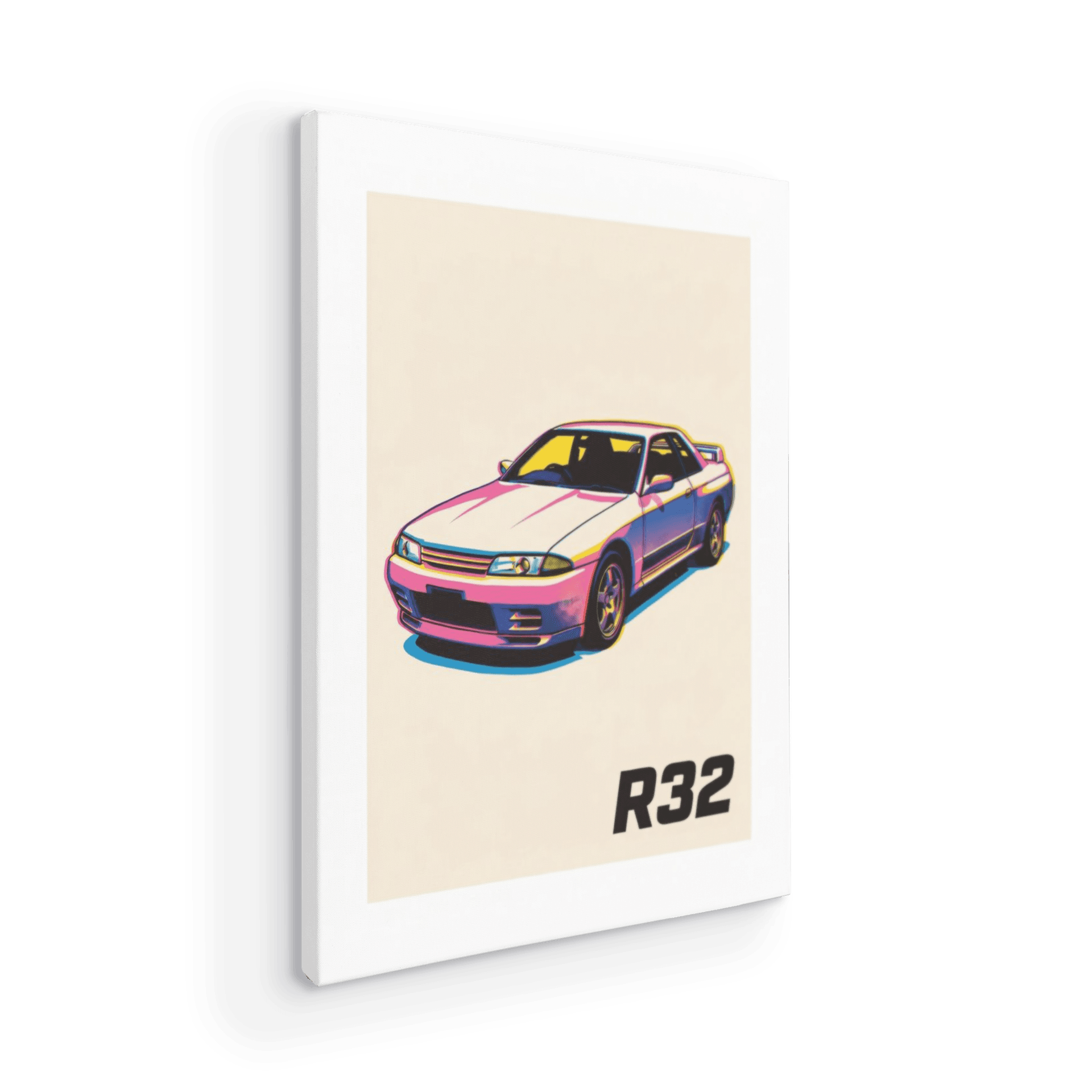 Retro Pop Art Skyline R32