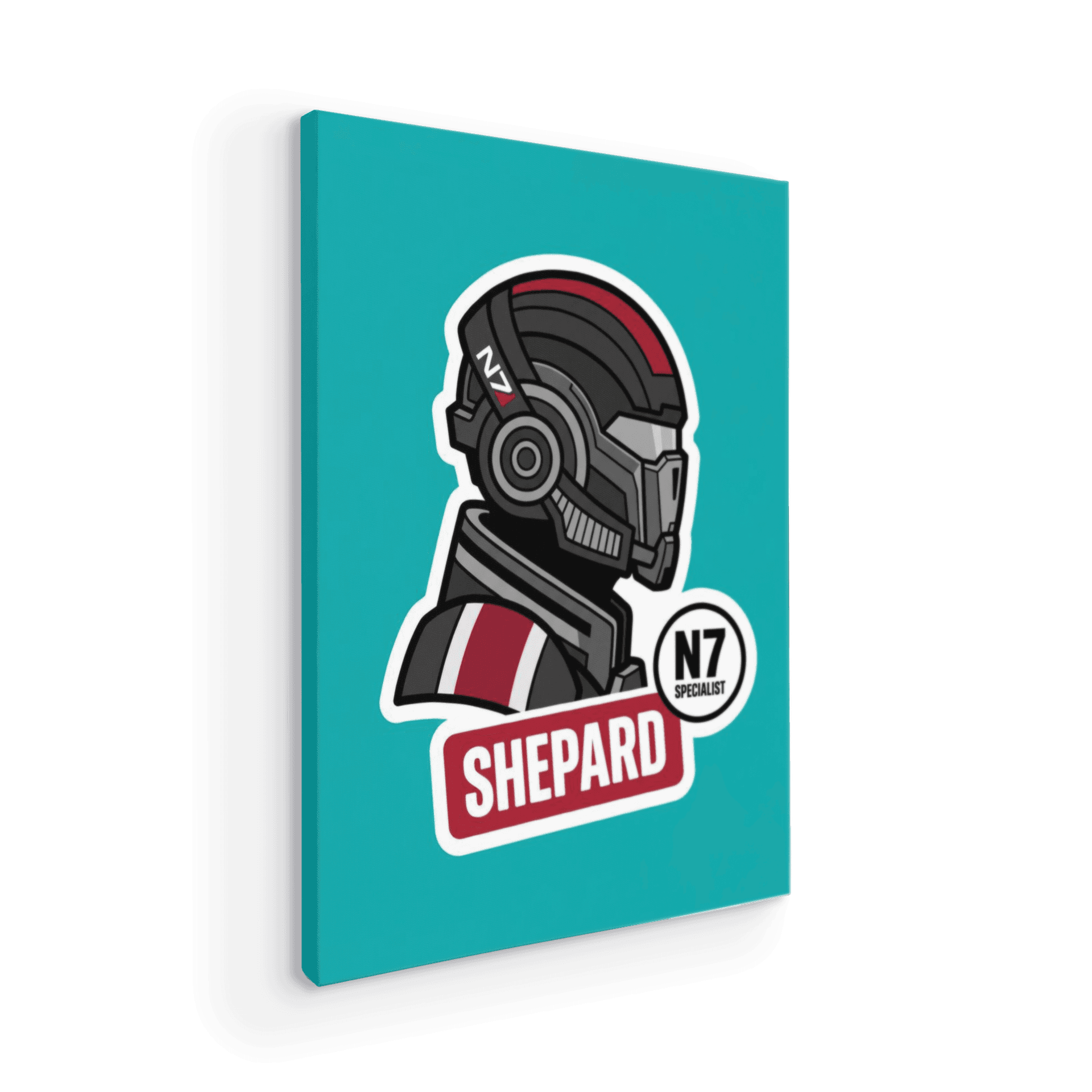 Commander Shepard N7 Sticker Art