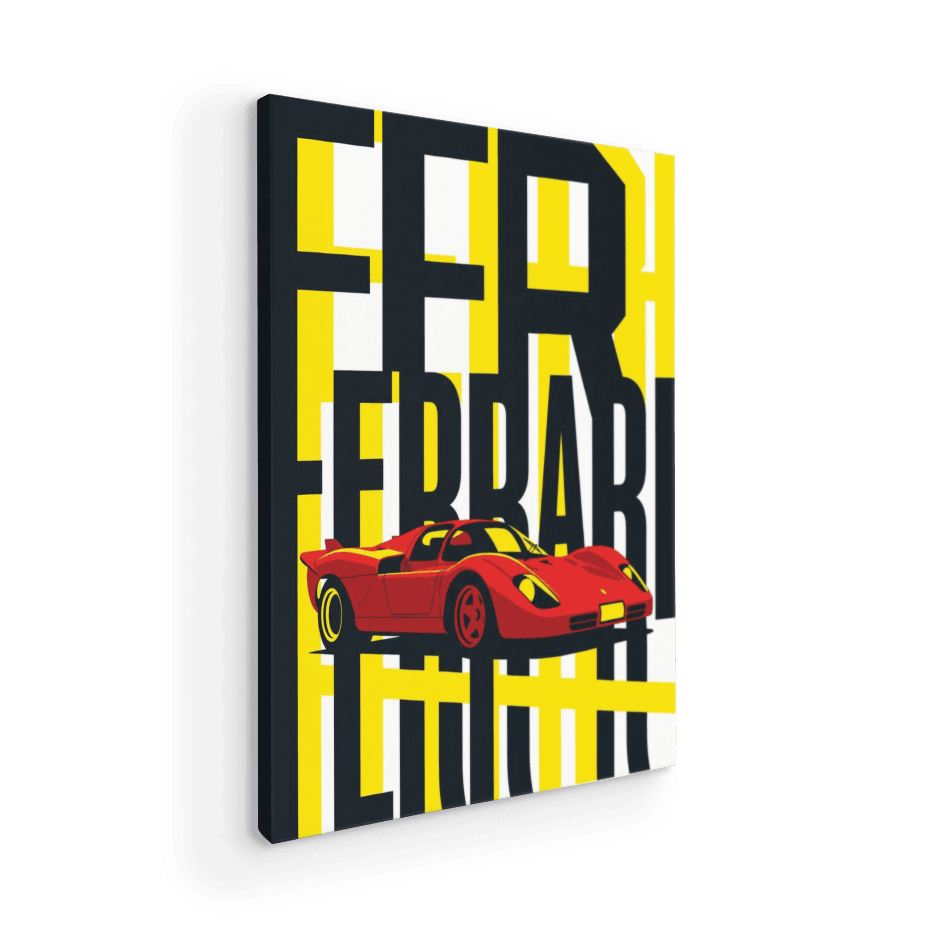Ferrari 512S Vintage Speed Illustration