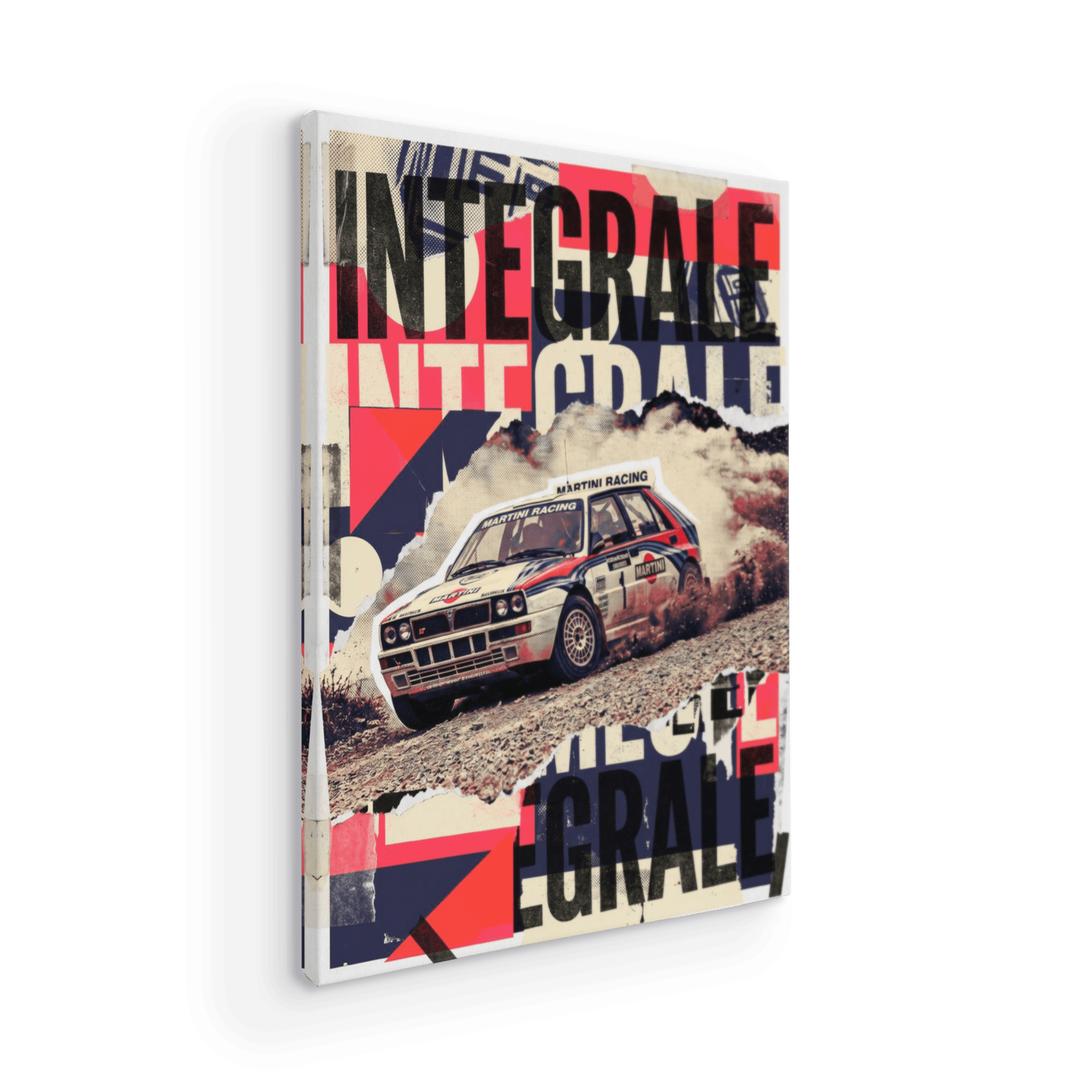 Lancia Delta Integrale Martini Racing Collage