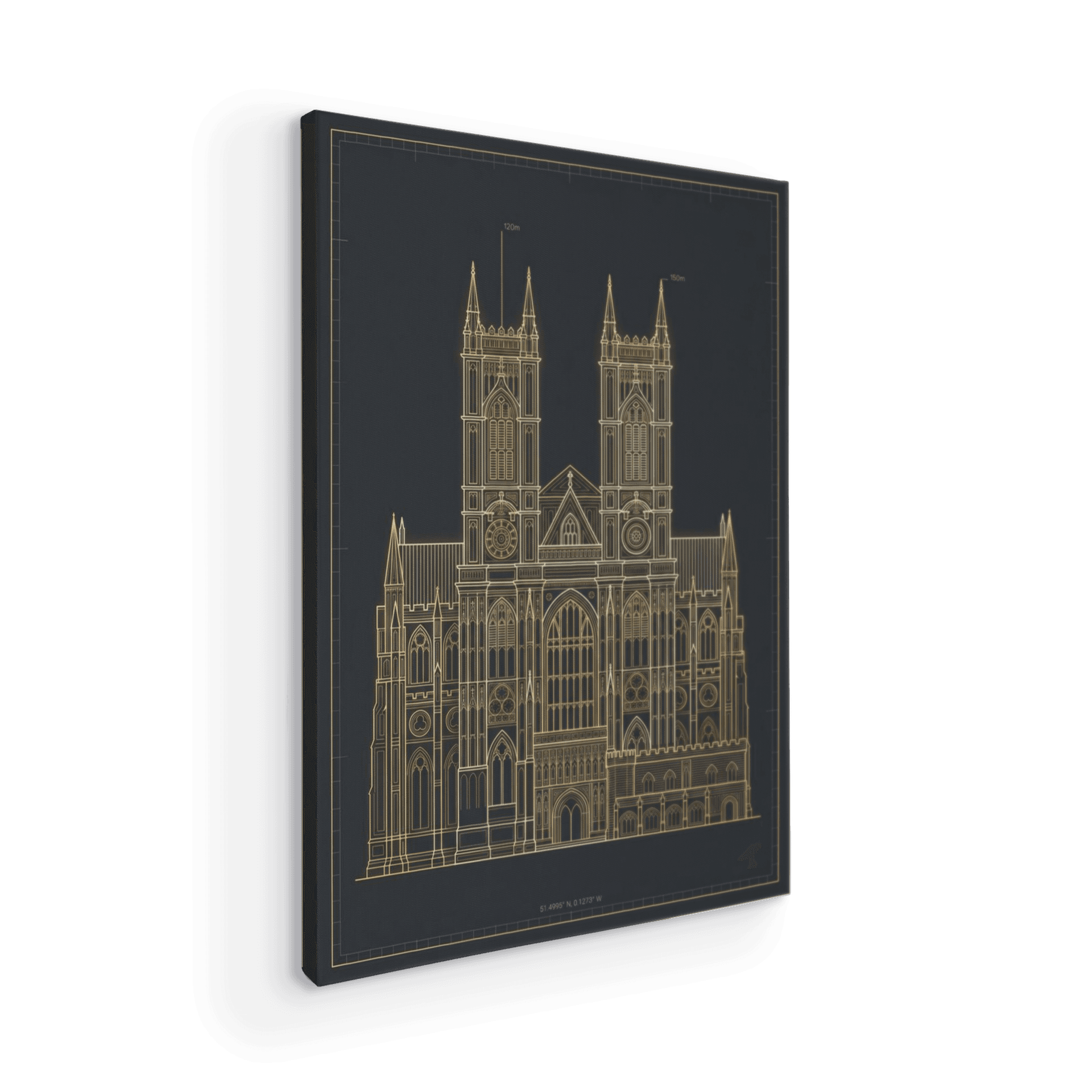 Westminster Abbey Gold Blueprint
