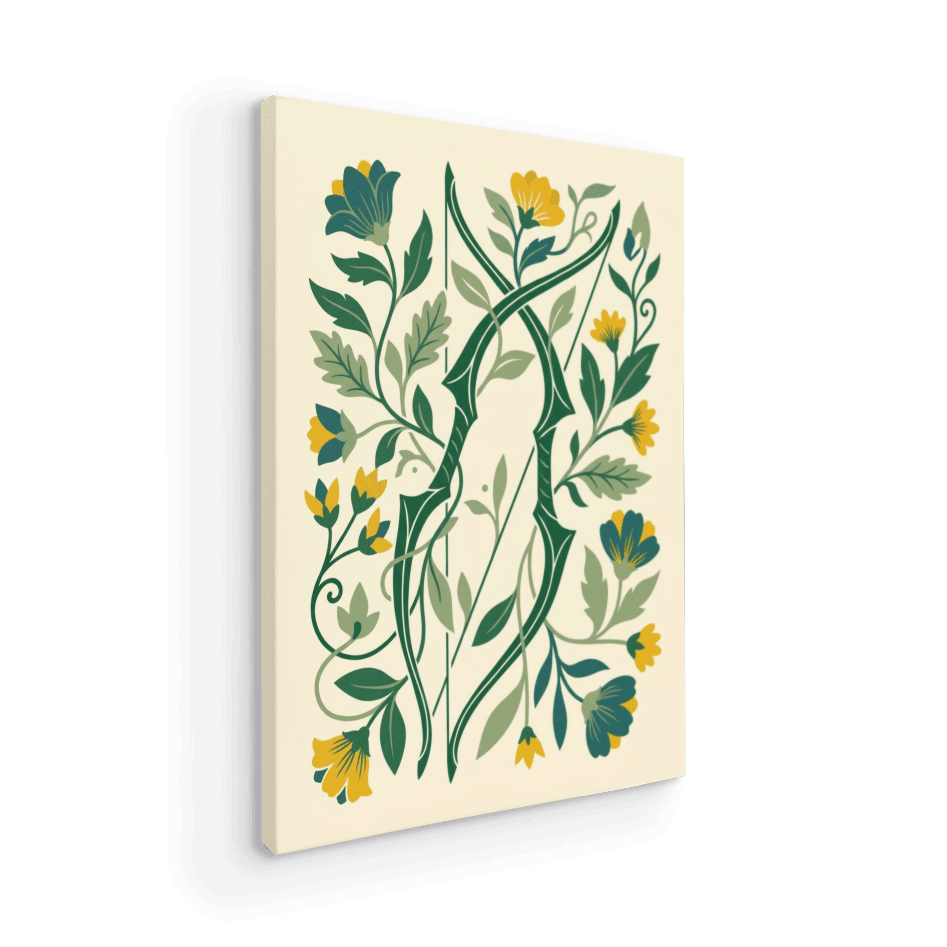 The Archer's Botanical Tapestry