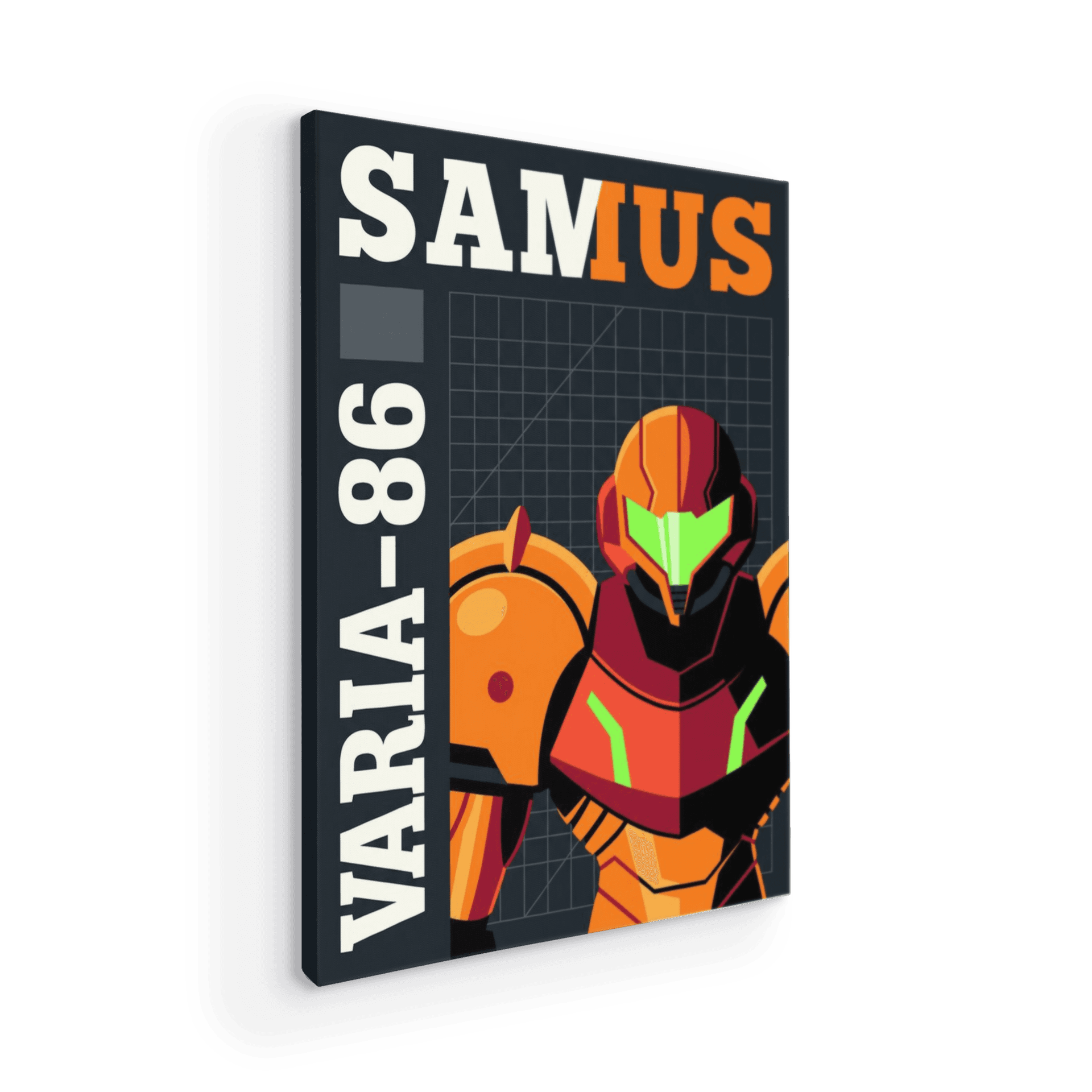 Samus Aran Varia-86 Technical Poster