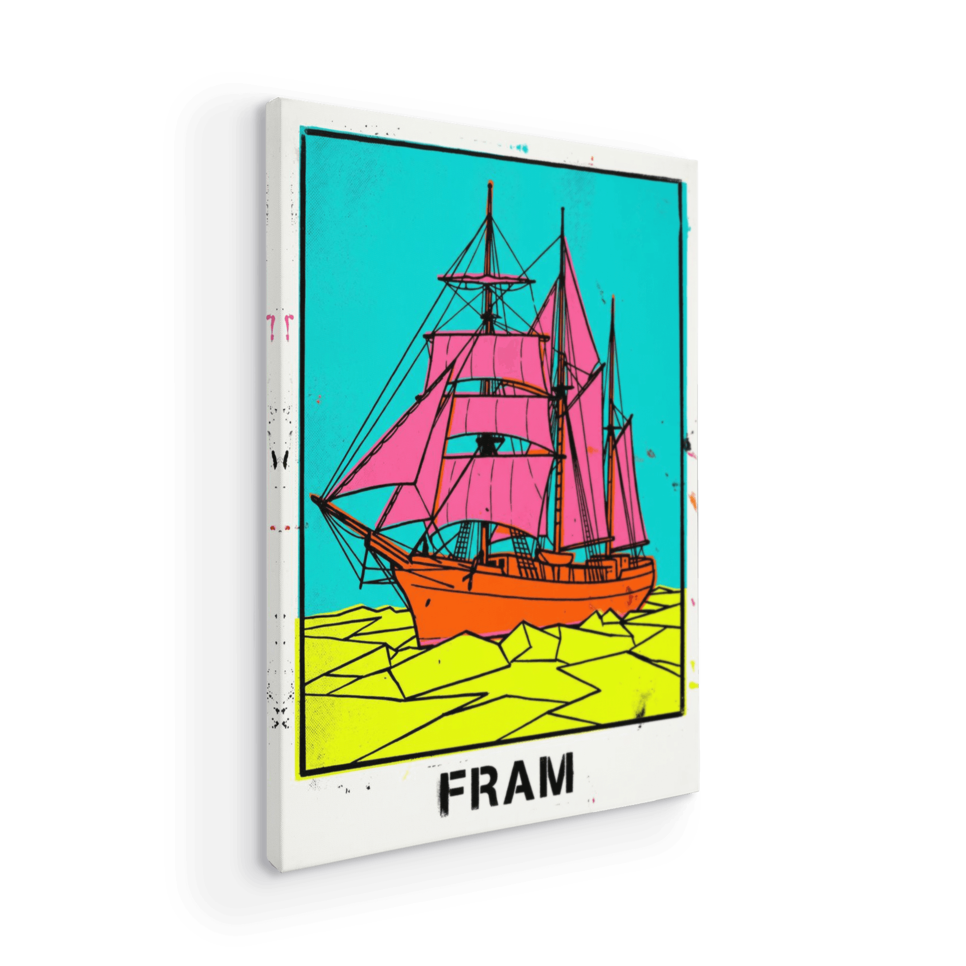 Vibrant Pop Art Fram Expedition