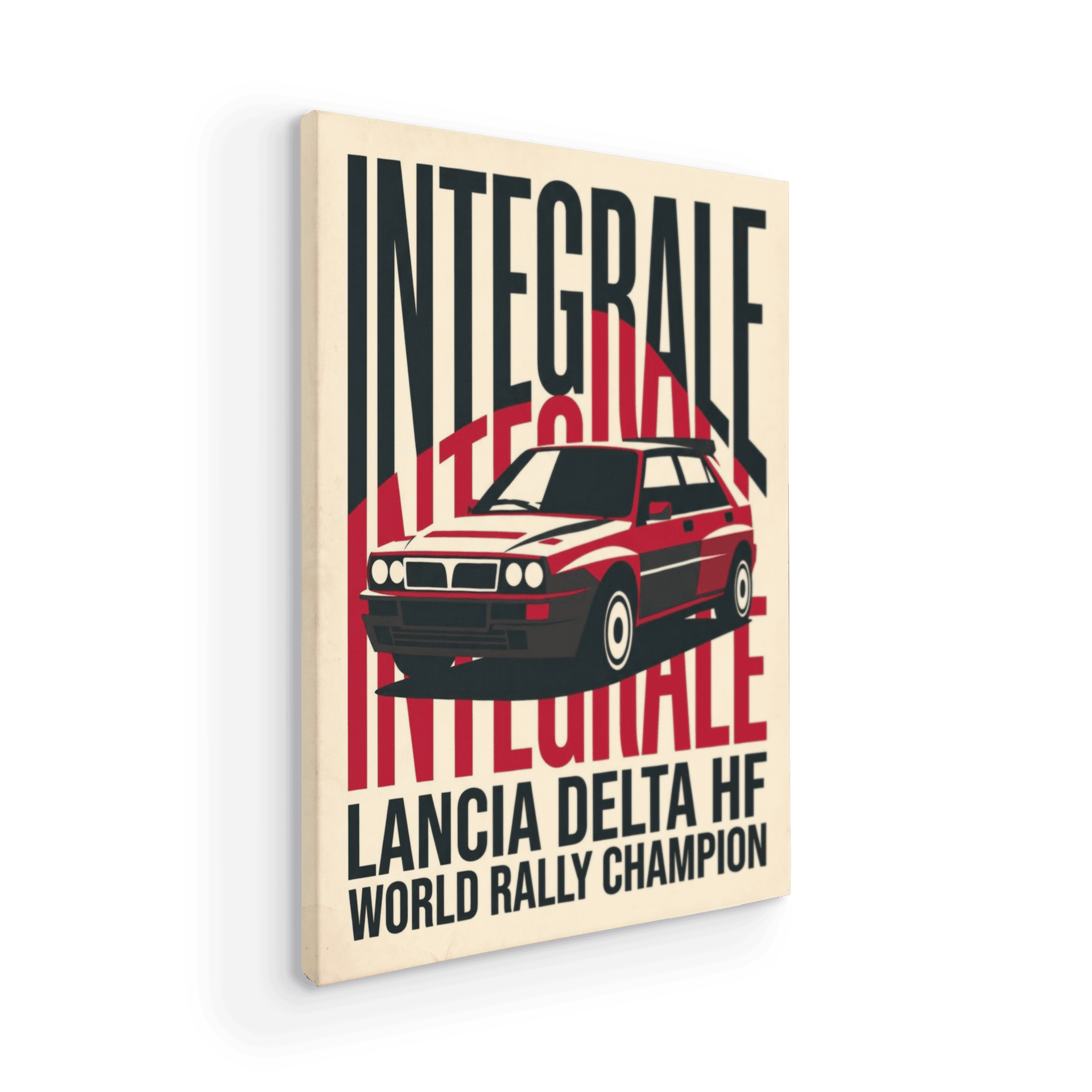 Lancia Delta HF Integrale World Rally Champion Poster