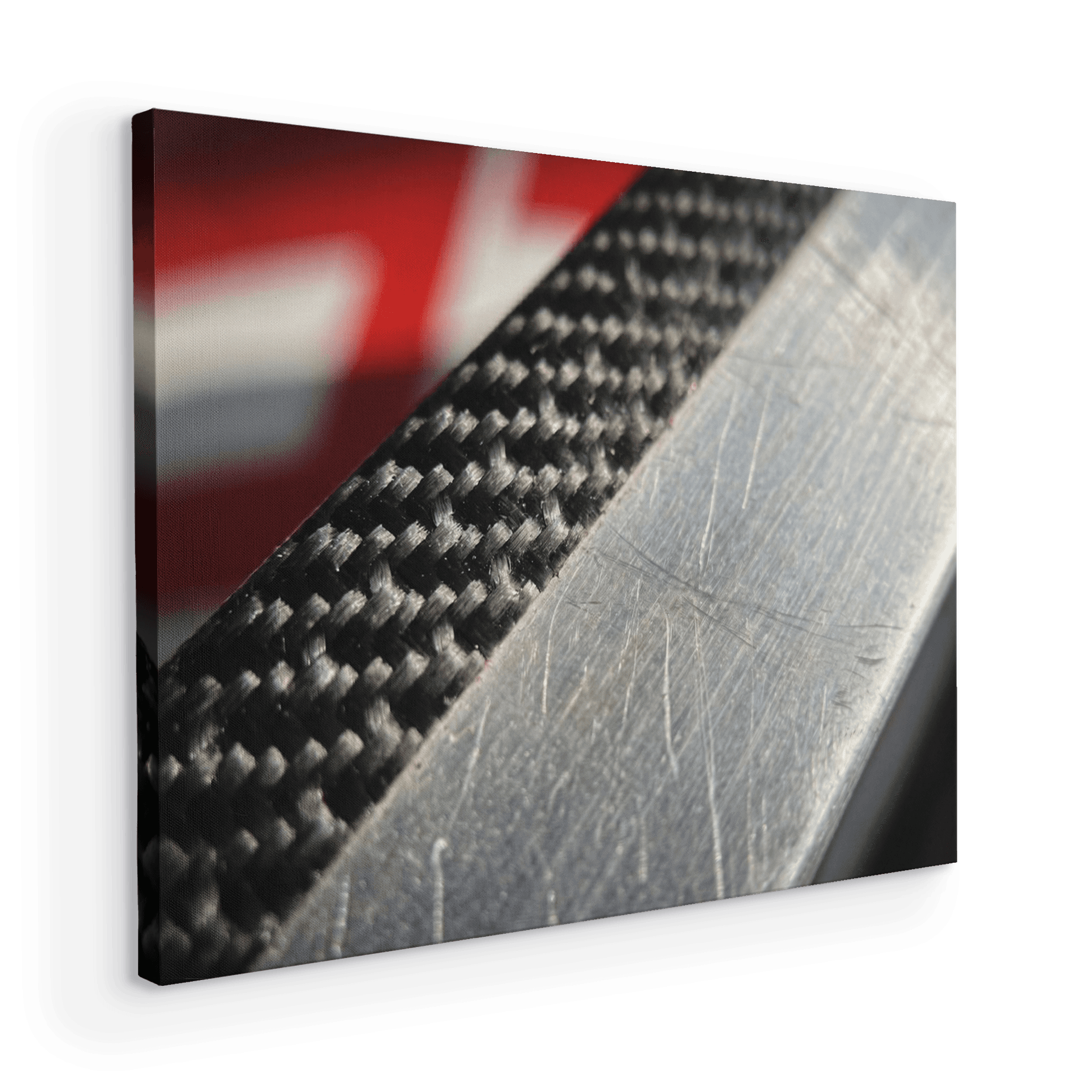 Rally Carbon and Aluminum Macro Detail