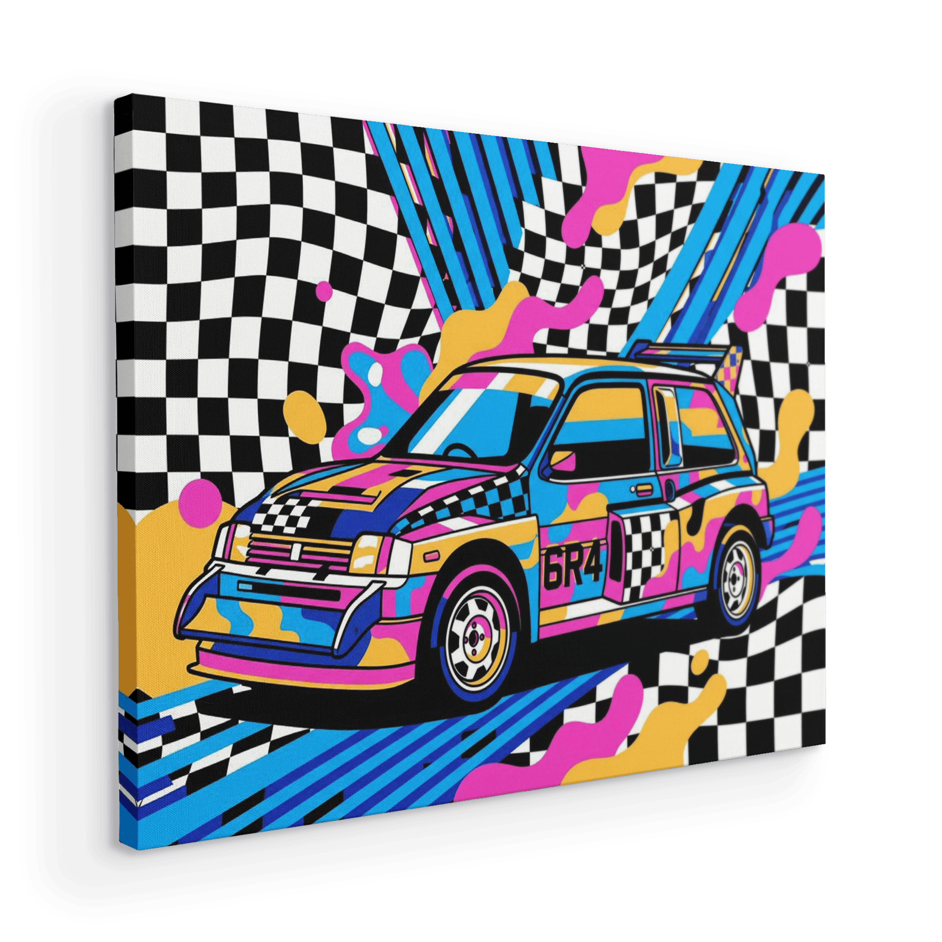 MG Metro 6R4 Memphis Design Retro Art