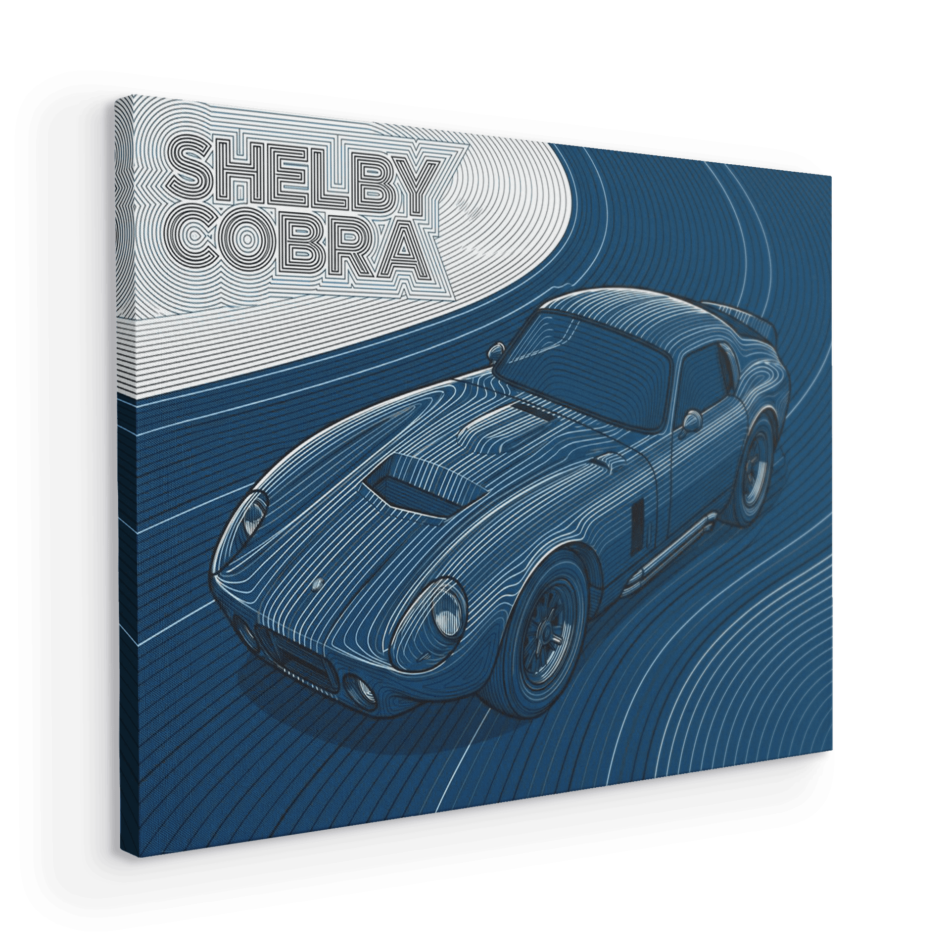 Shelby Cobra Daytona Coupe Topographic Art