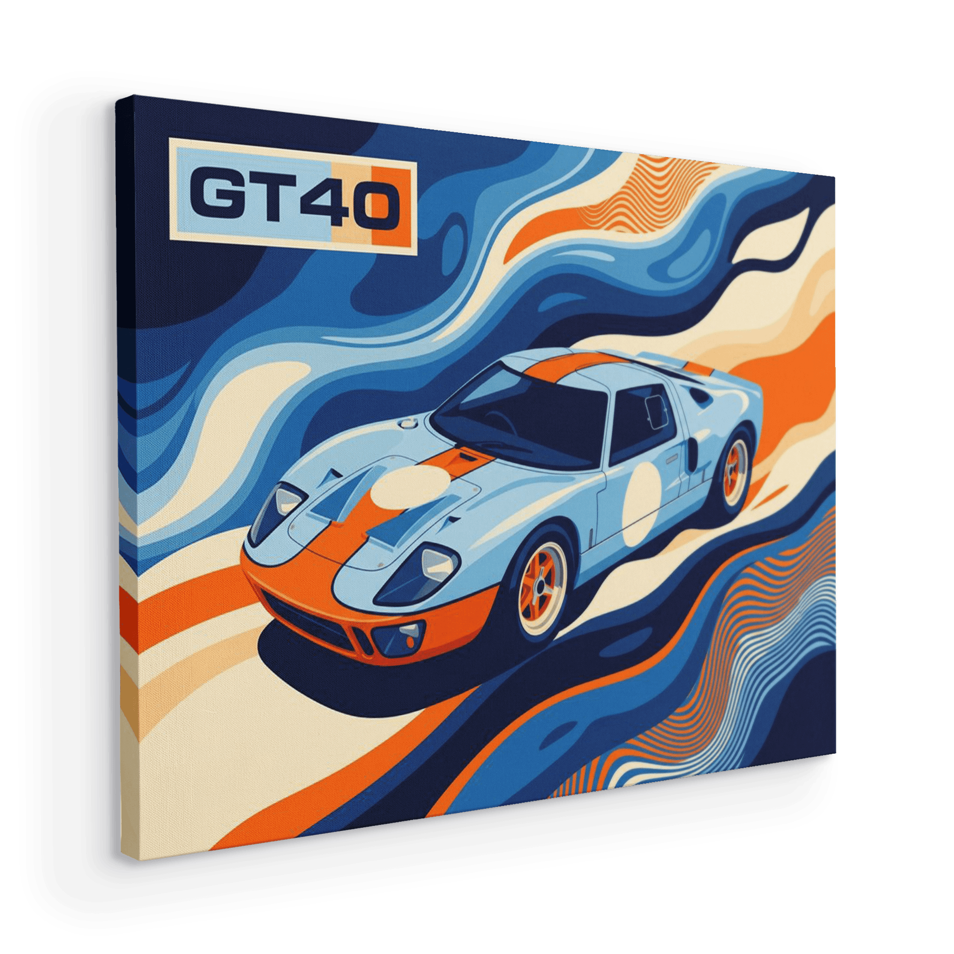 Ford GT40 Gulf Psychedelic Flow