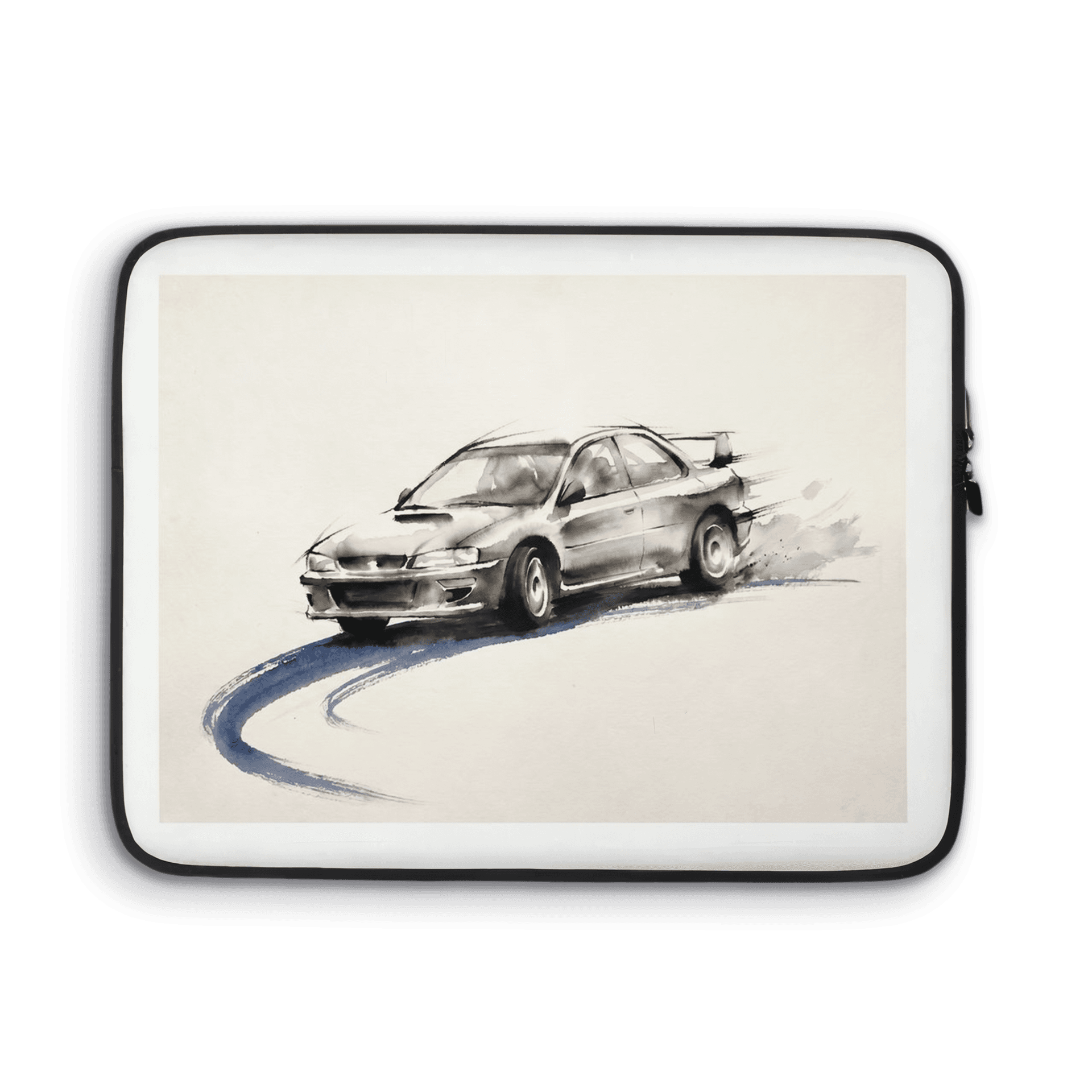 Minimalist Impreza Sumi-e Rally