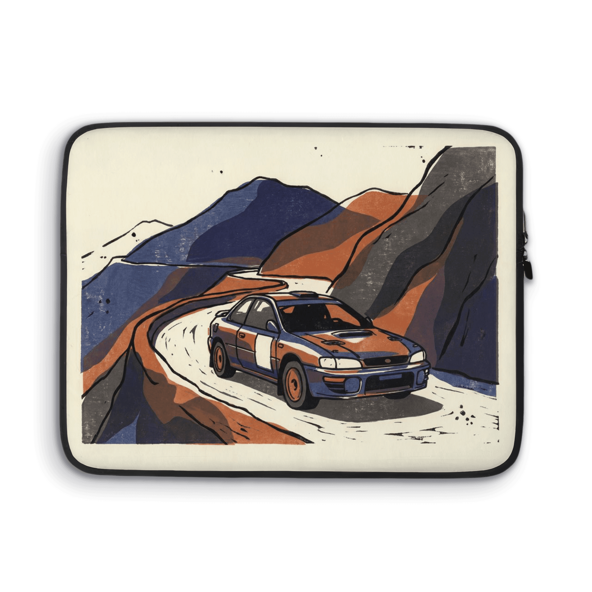 Impreza Mountain Pass Block Print