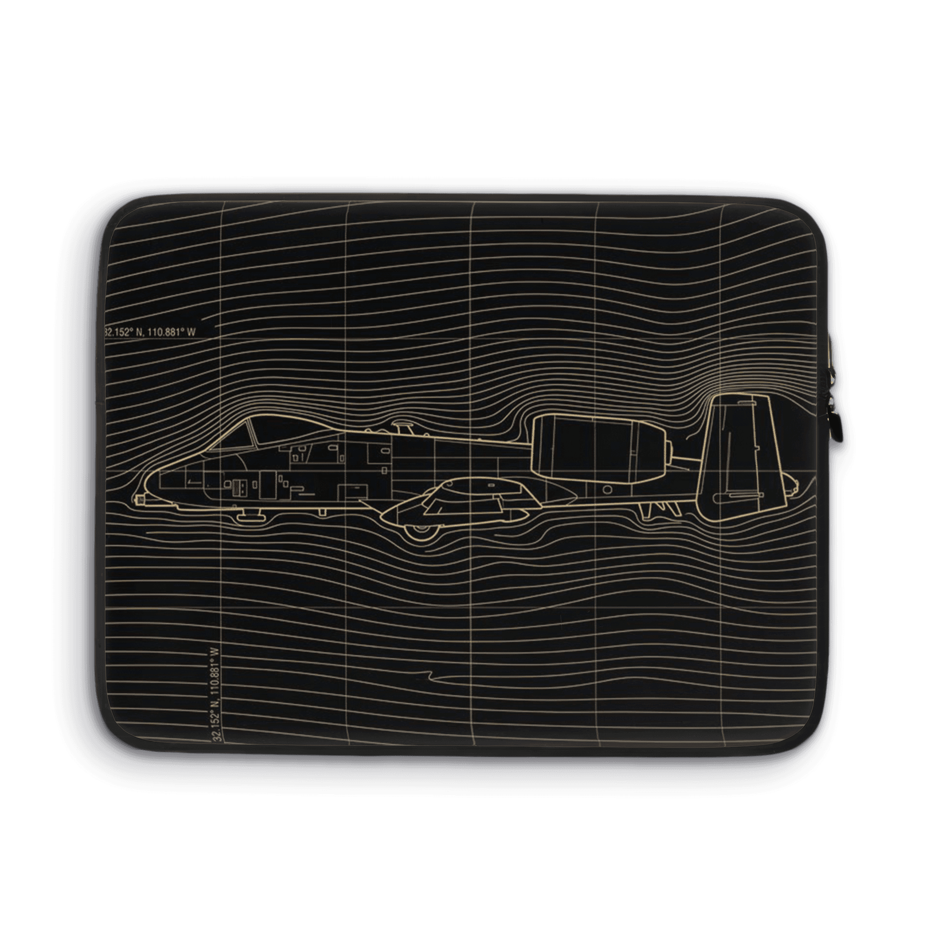 Topographic A-10 Thunderbolt II