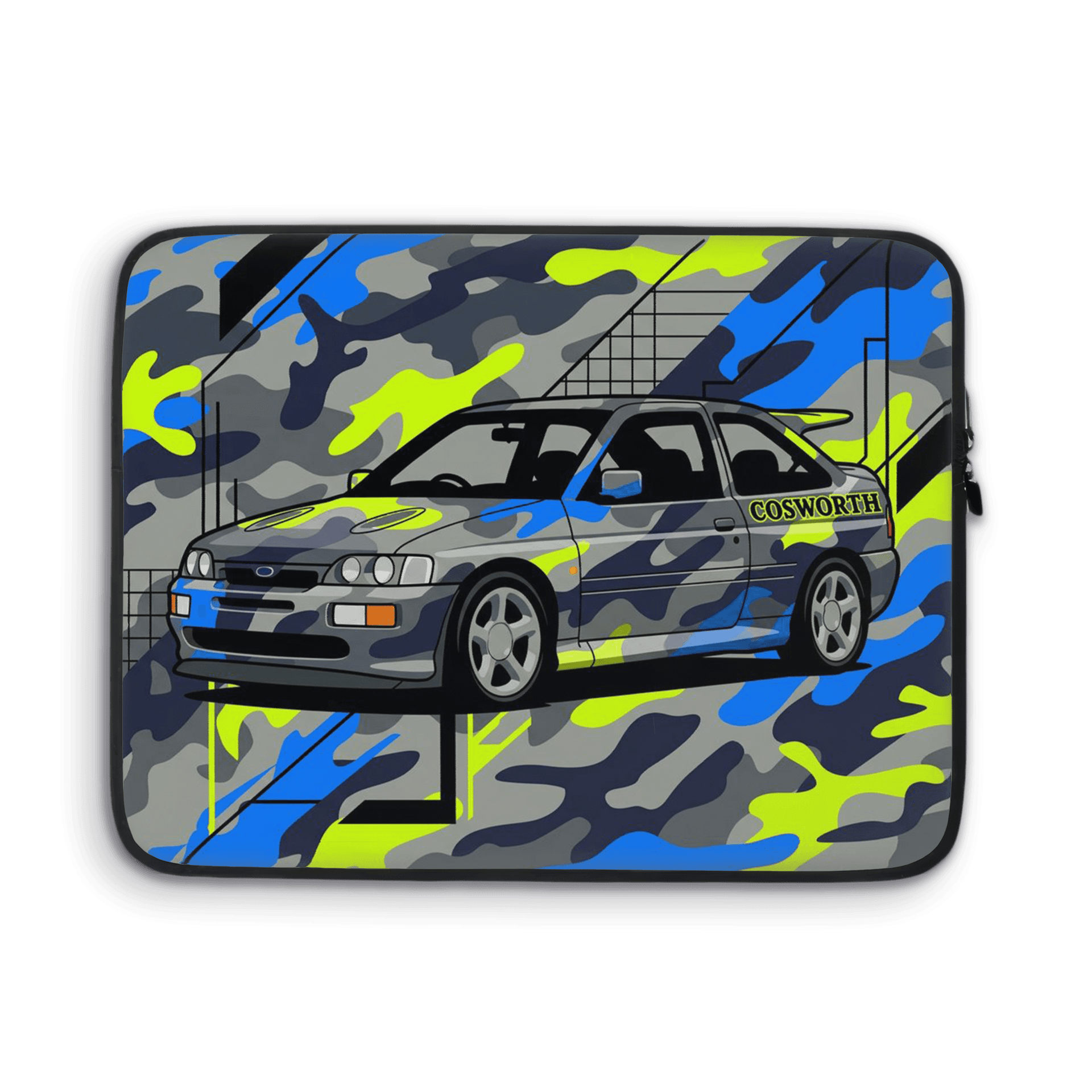 Ford Escort RS Cosworth Camouflage Wave Poster