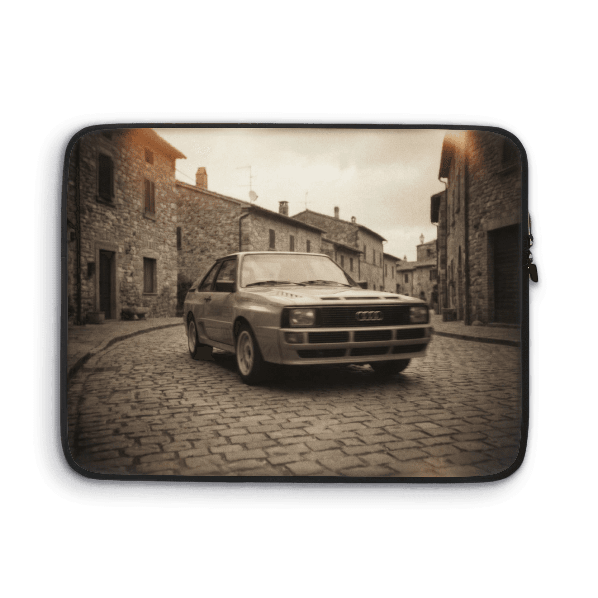 Audi Sport Quattro Sepia Village Cobblestone Photography