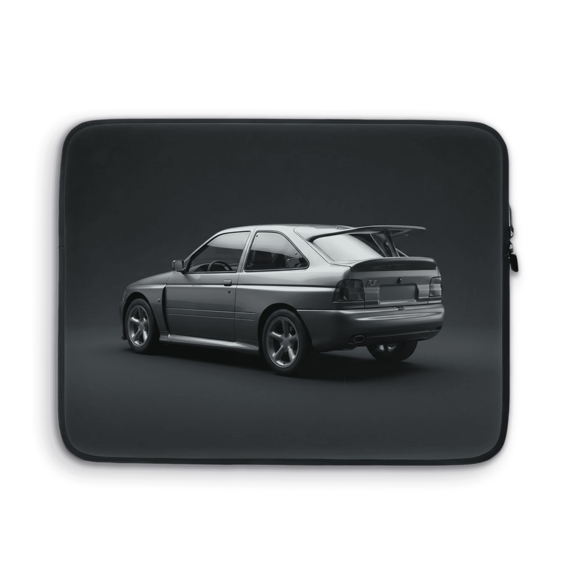 Ford Escort RS Cosworth Liquid Silver Studio Portrait