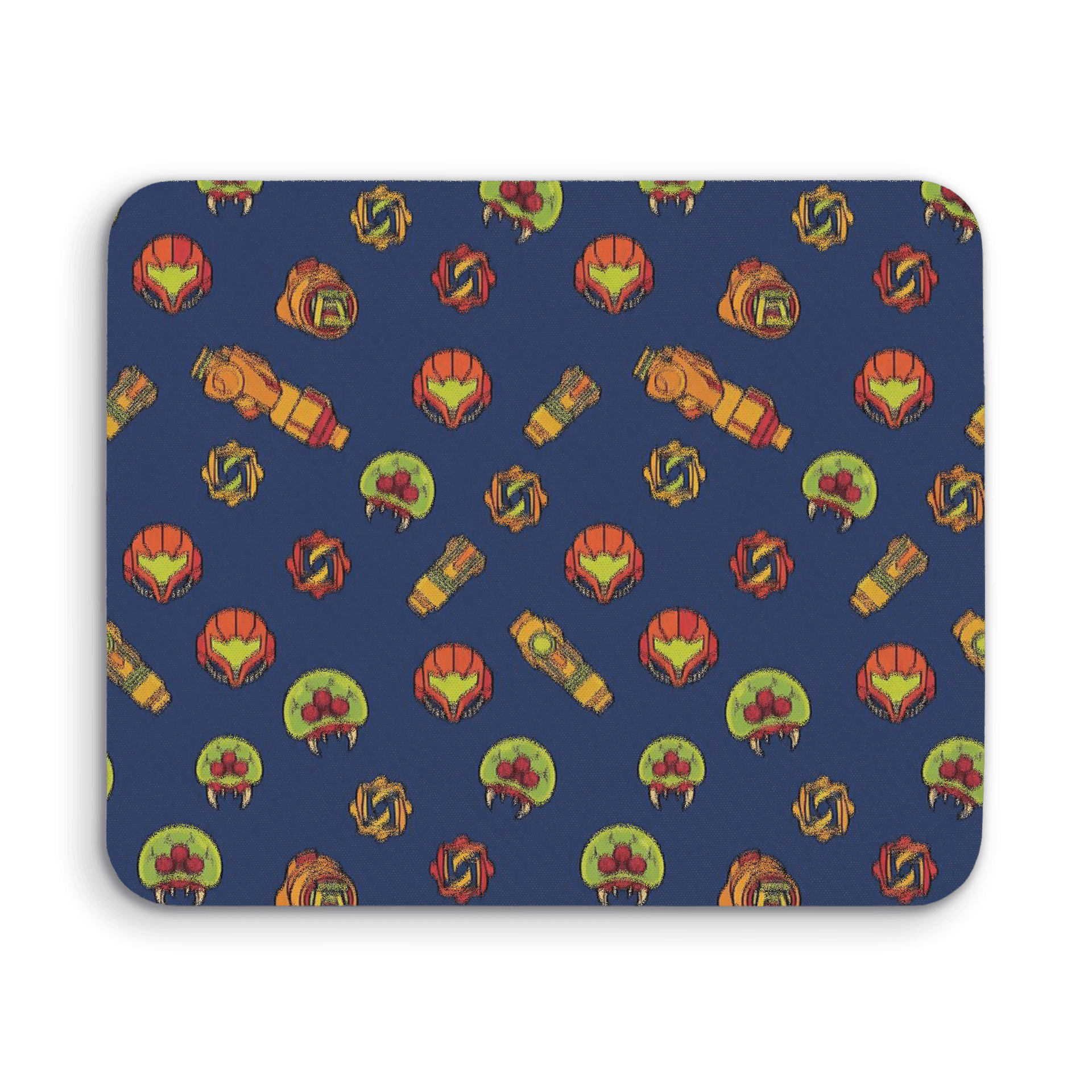 Metroid Universe Seamless Pattern