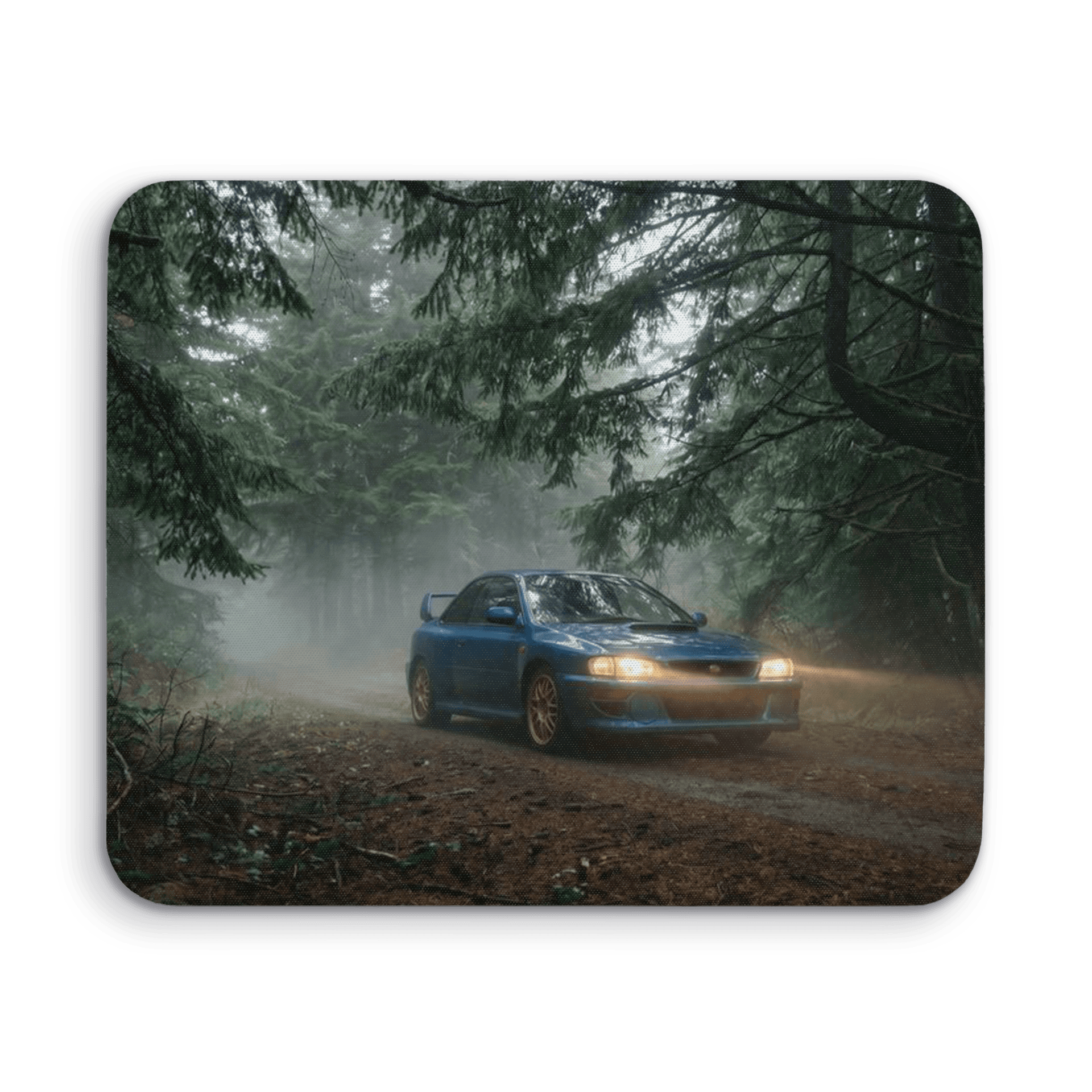 Forest Echoes - Subaru Impreza 22B STi in the Mist