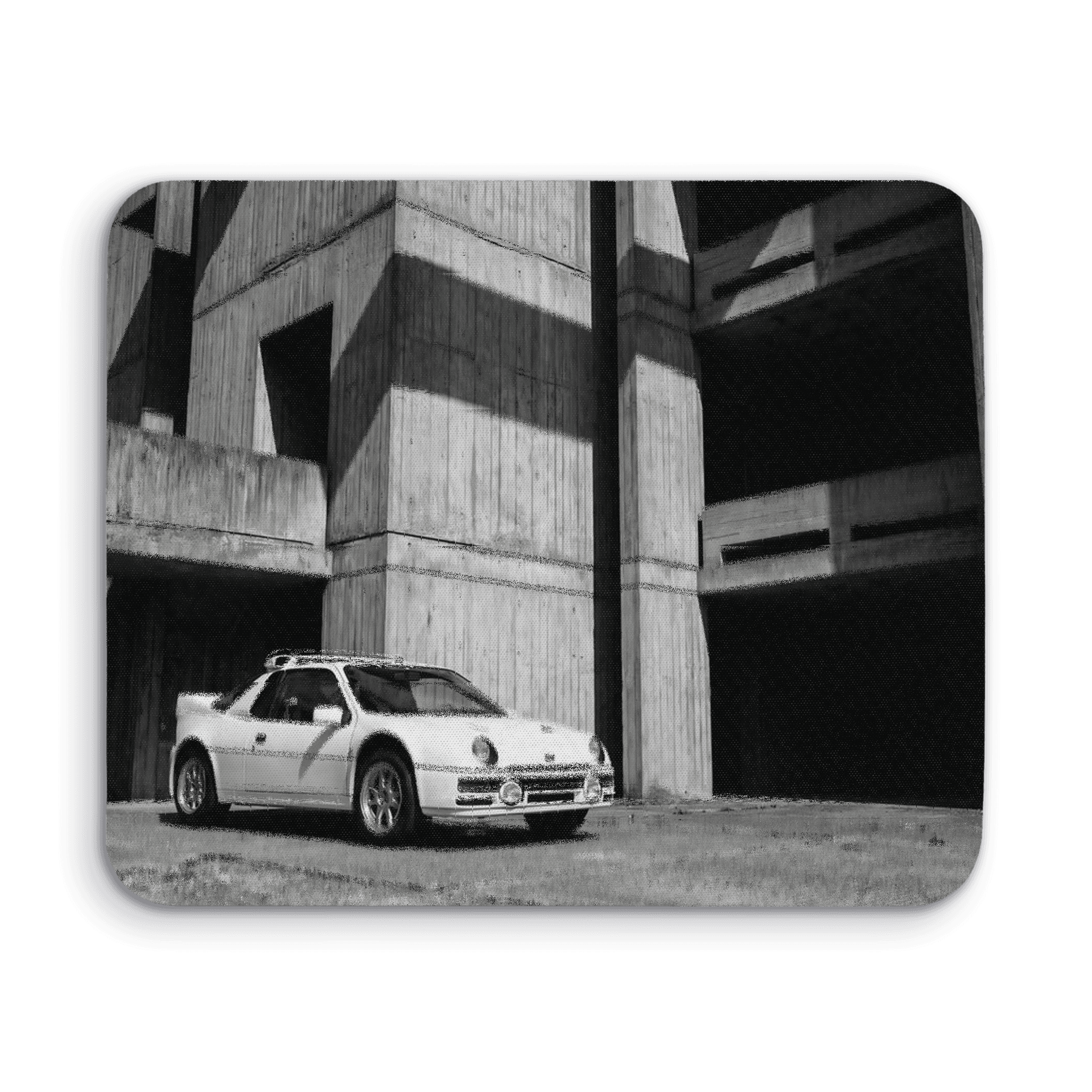 Stark Contrast: Ford RS200 and Brutalist Architecture