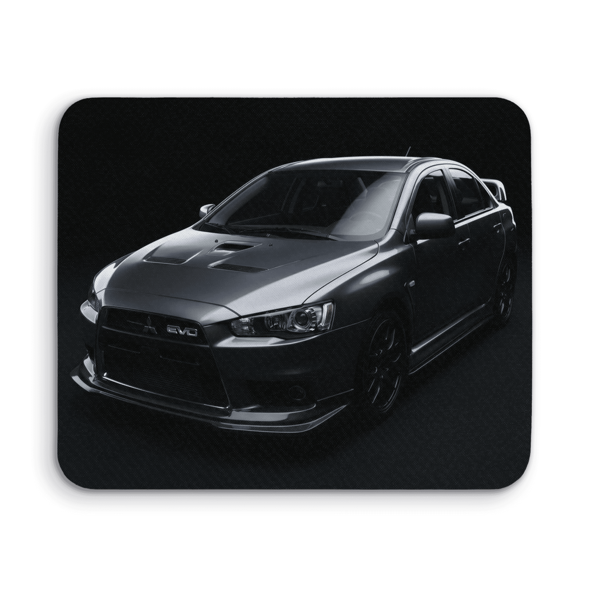 Mitsubishi Lancer Evolution X Gunmetal Grey Studio Portrait