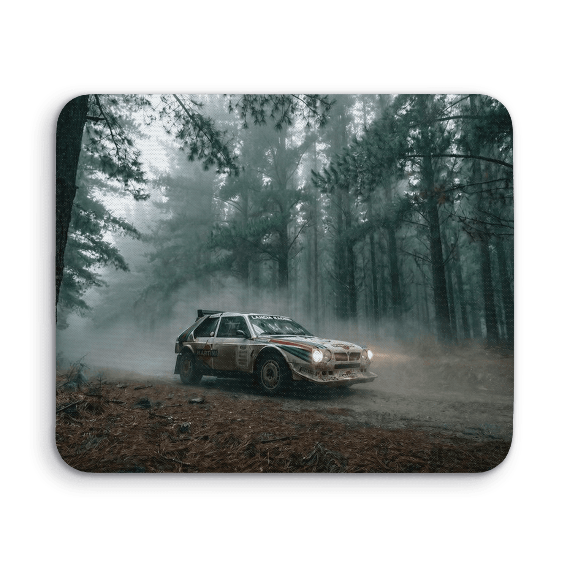 Shadows of Sanremo - Lancia Delta S4 in the Misty Forest