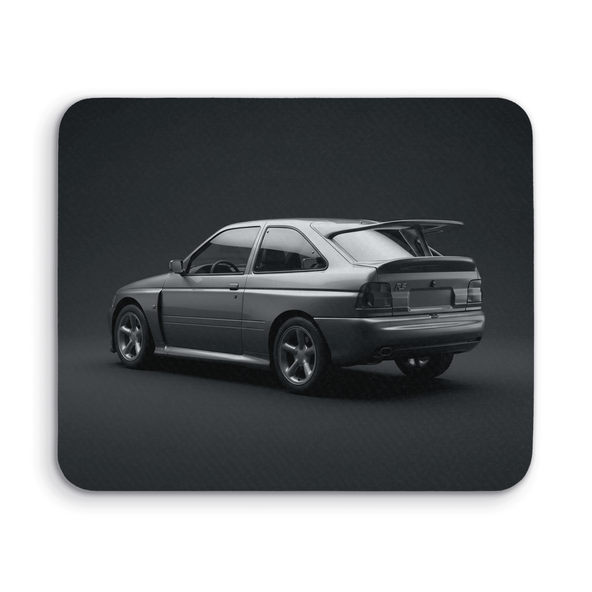 Ford Escort RS Cosworth Liquid Silver Studio Portrait