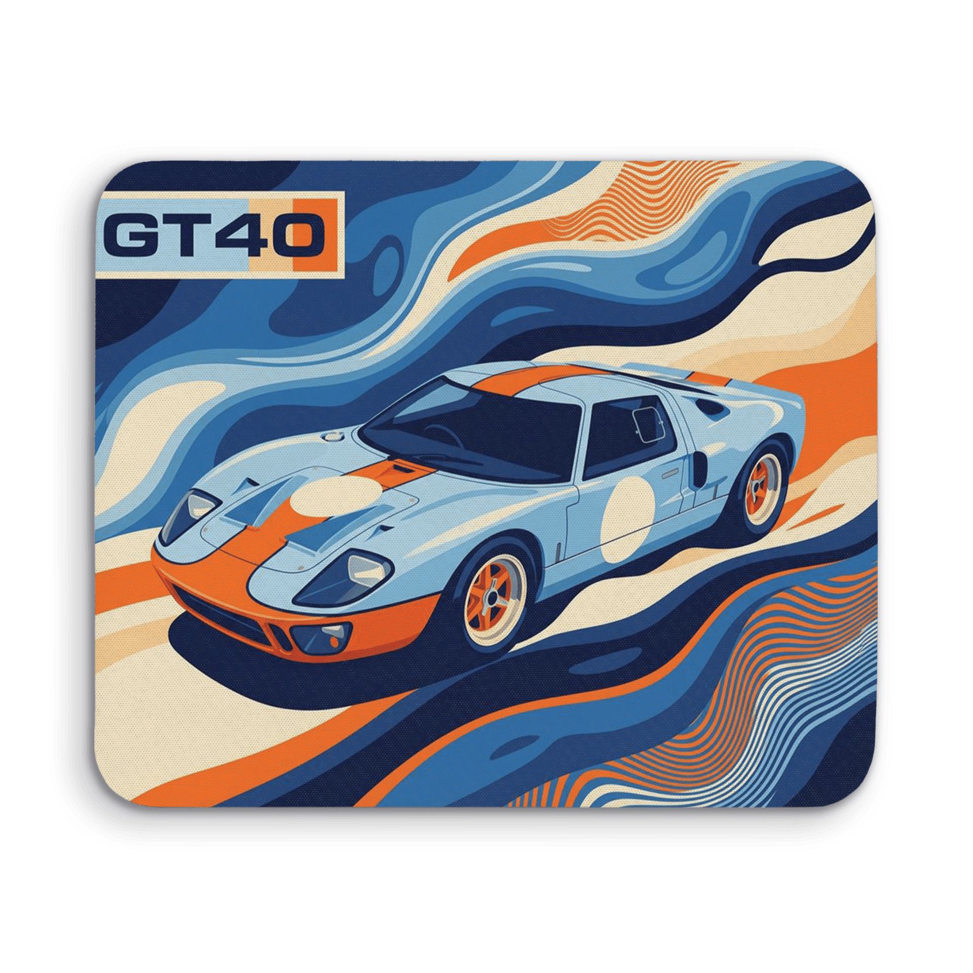 Ford GT40 Gulf Psychedelic Flow