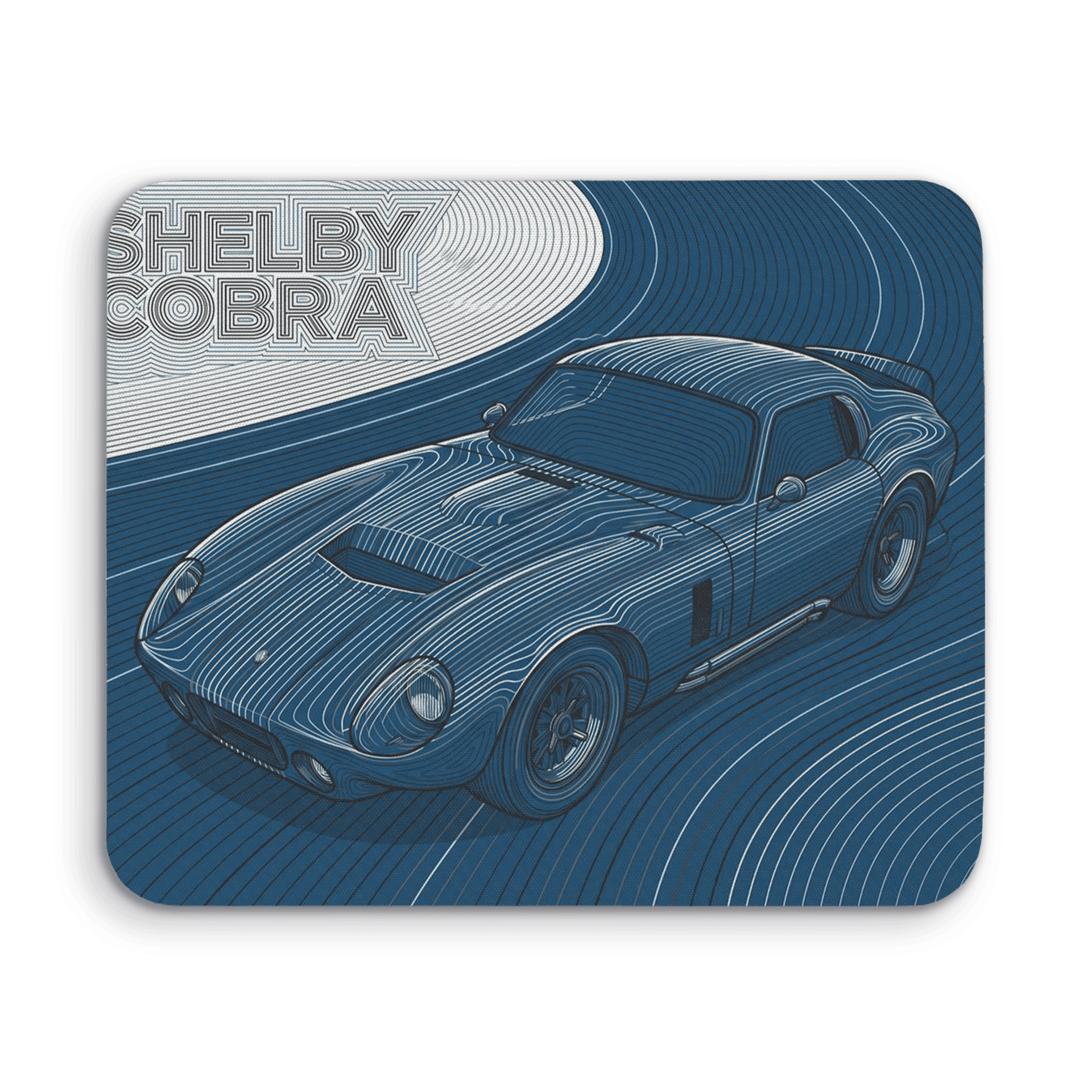 Shelby Cobra Daytona Coupe Topographic Art