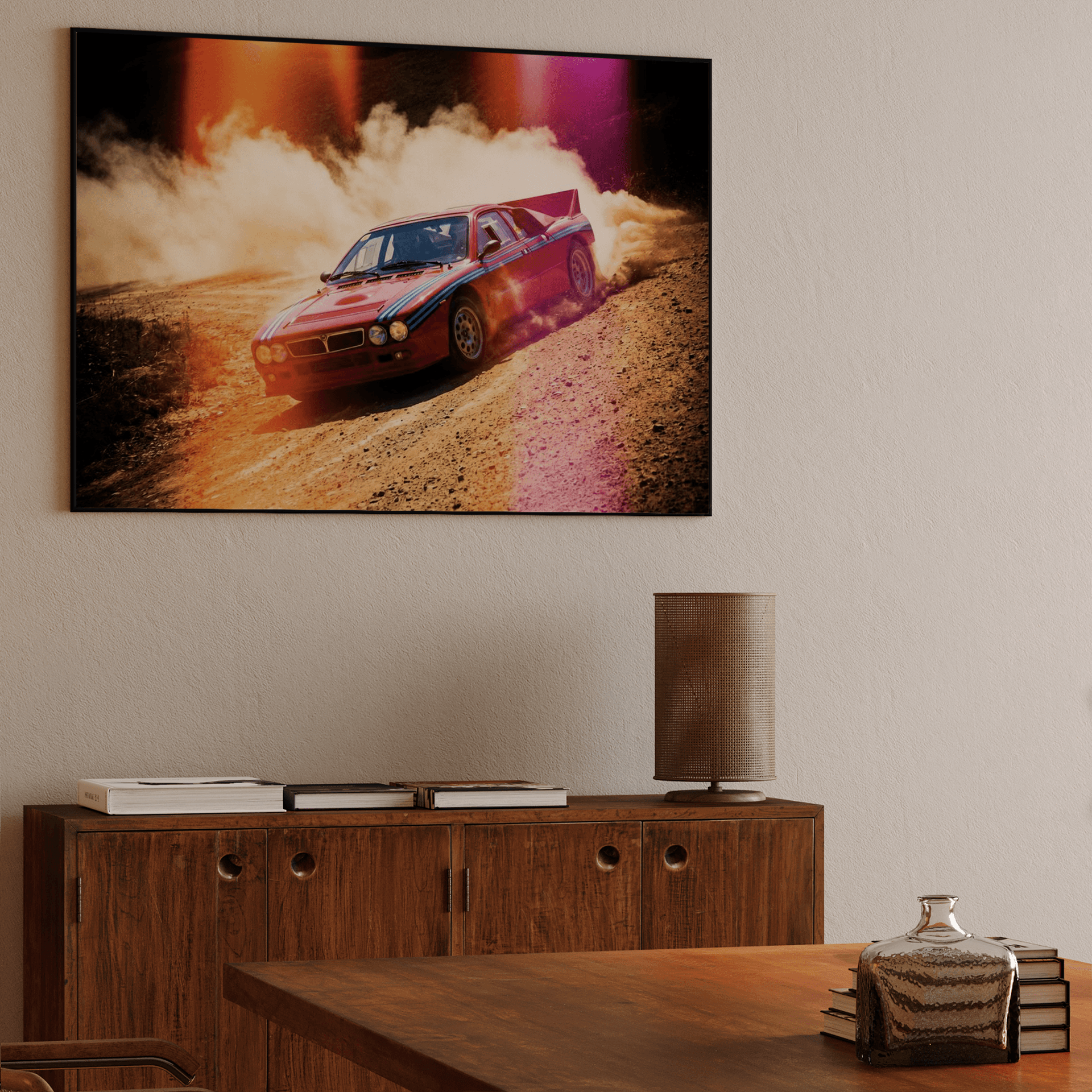 Lancia 037 Gravel Drift in Light Leak