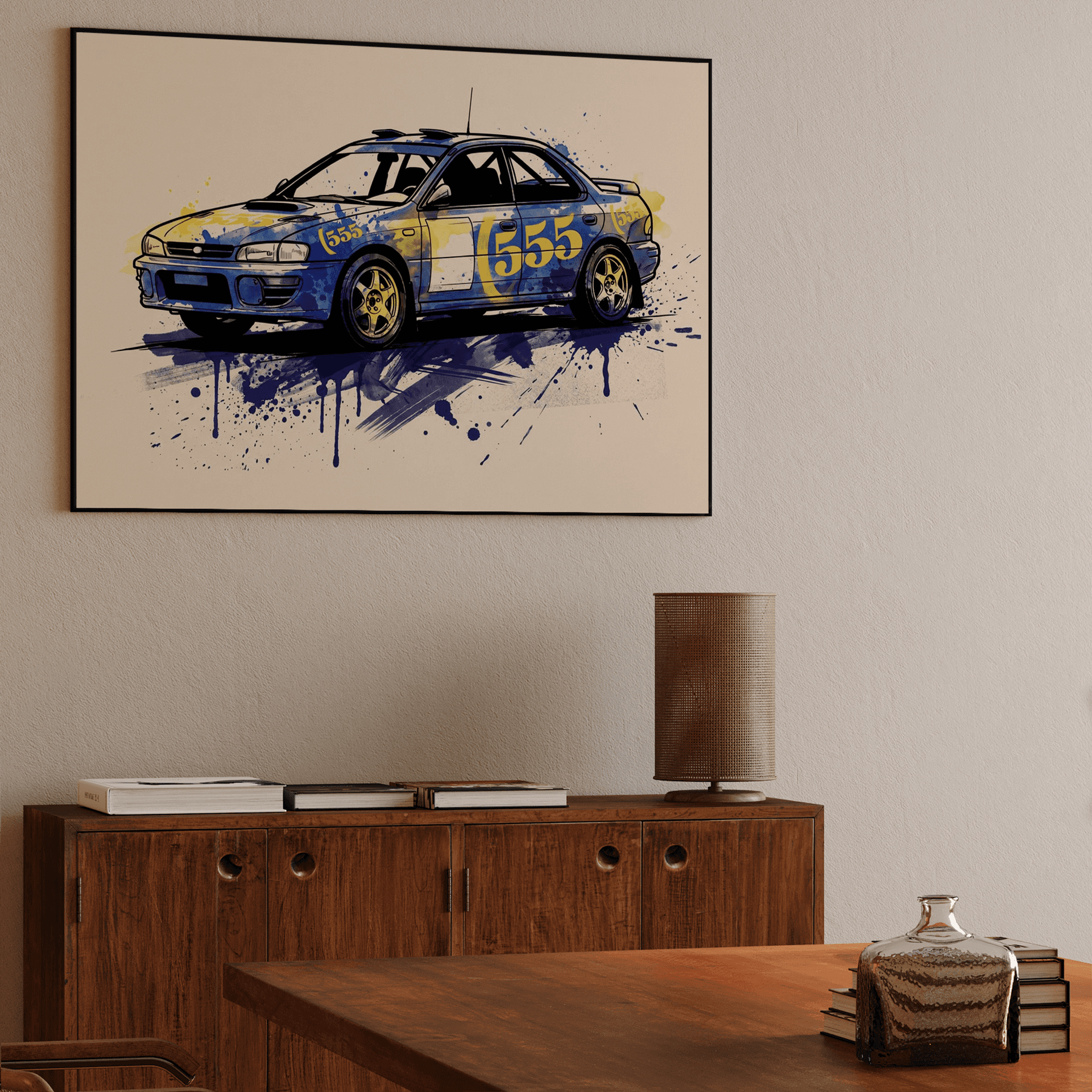 Subaru Impreza 555 Splash Art