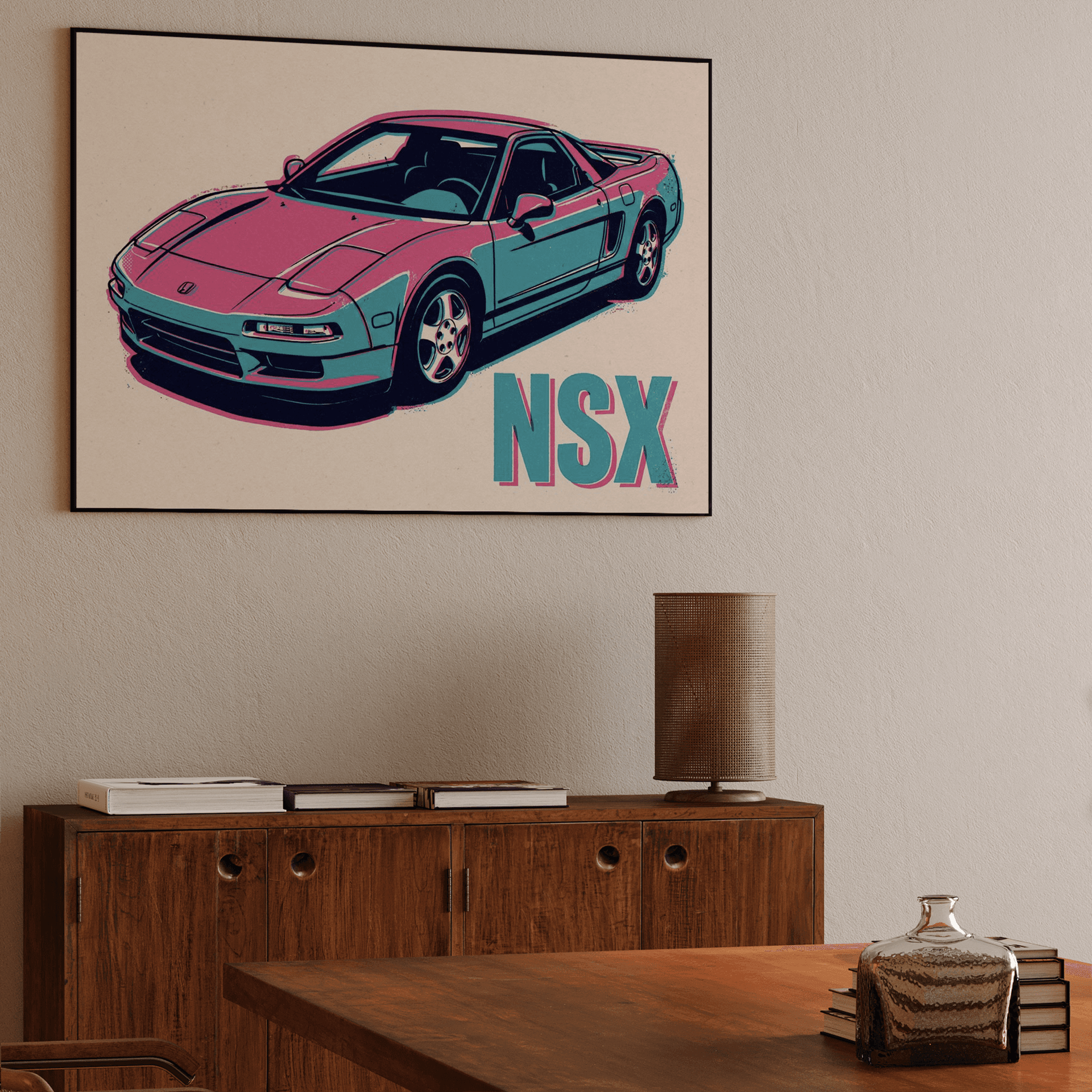 Duotone Honda NSX Pop Art