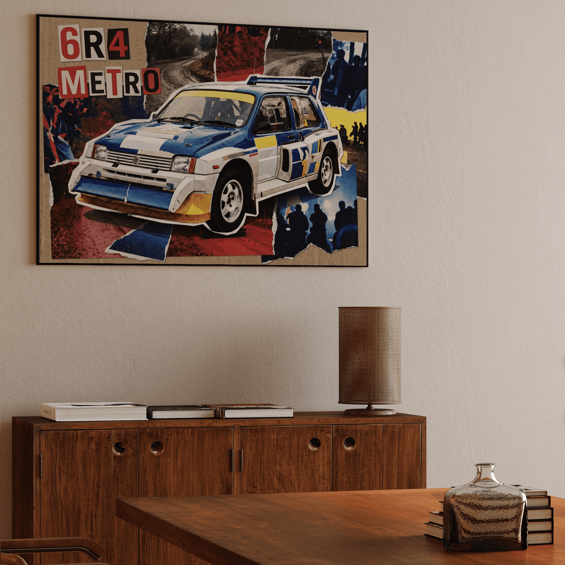 MG Metro 6R4 Zine Collage Art