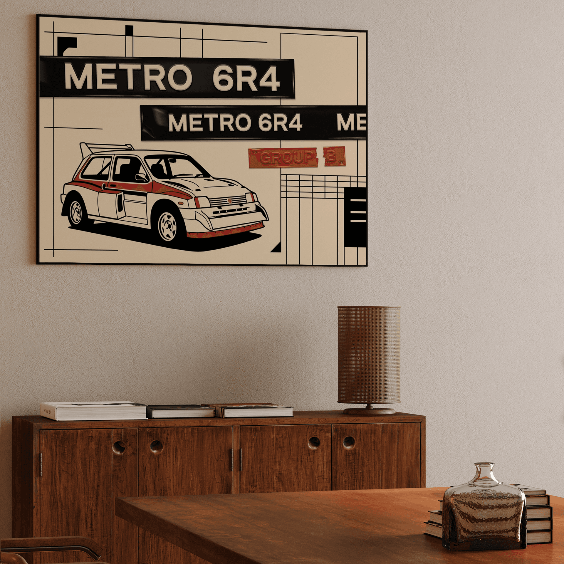 MG Metro 6R4 Group B Graphic Art