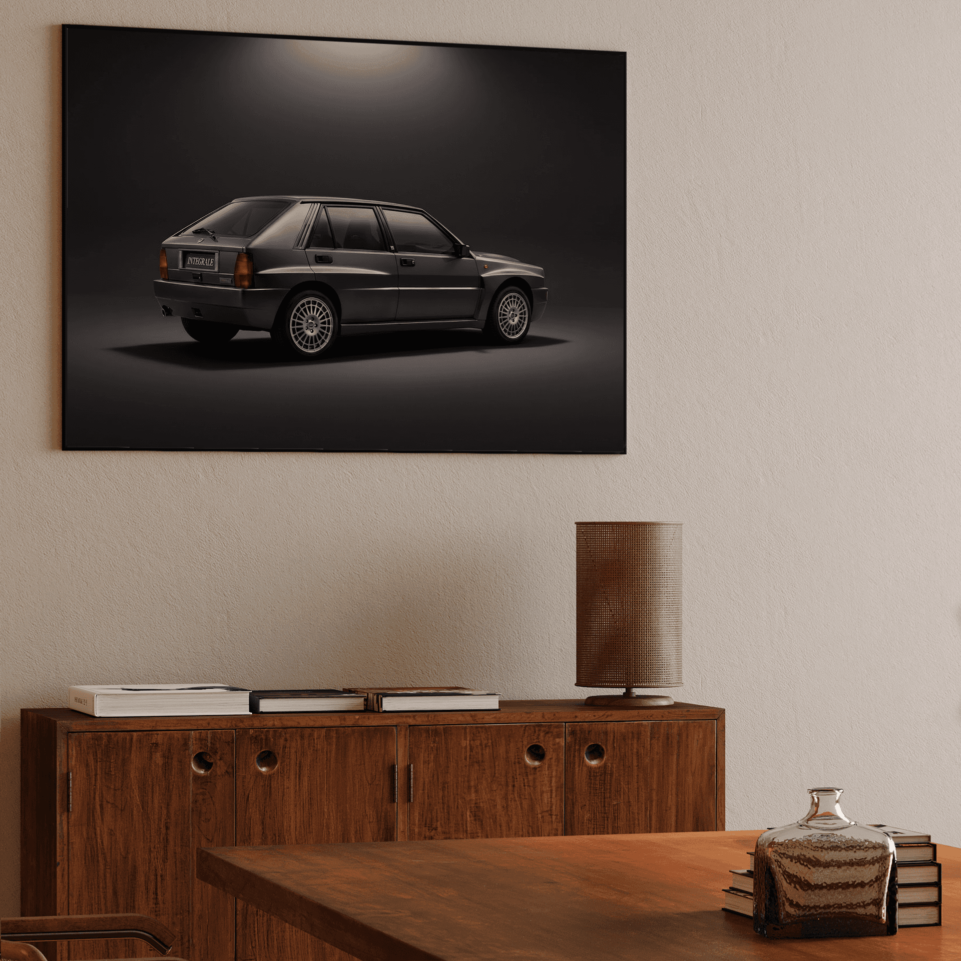 Lancia Delta Integrale Gunmetal Grey Studio Portrait