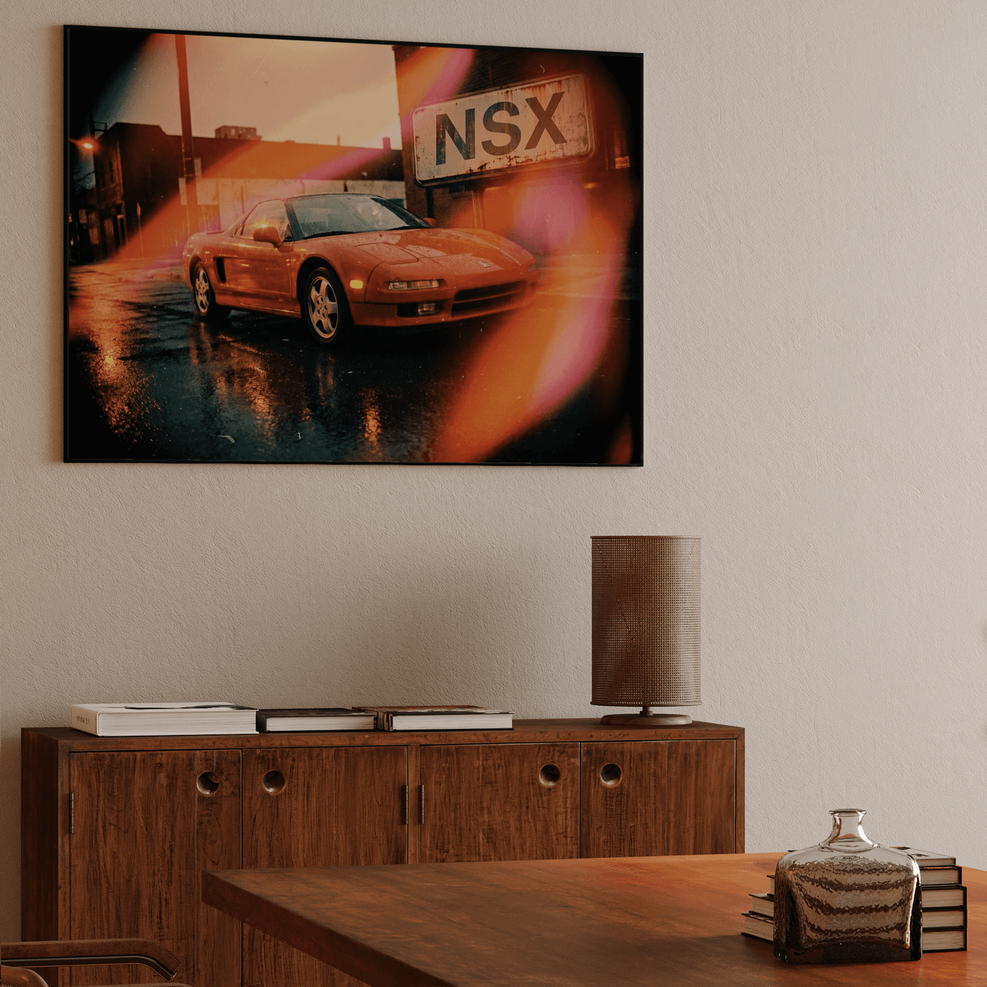 NSX Sunset Light Leak