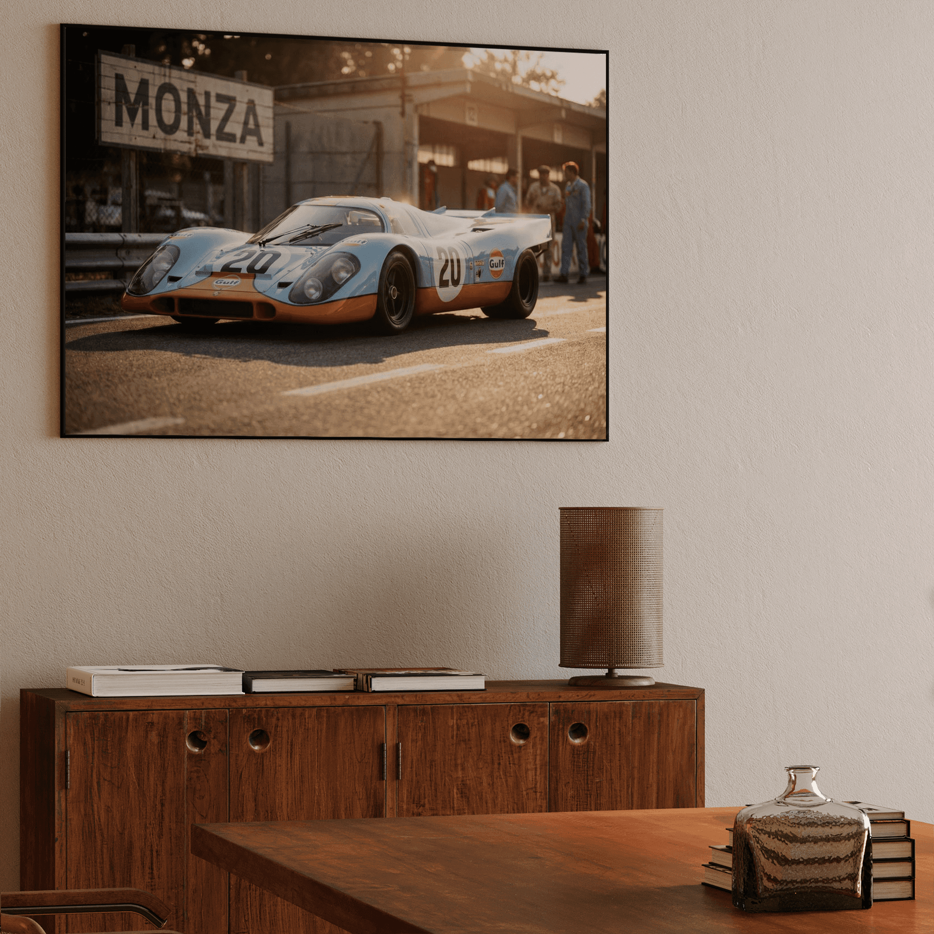 Porsche 917 Gulf Monza Golden Hour