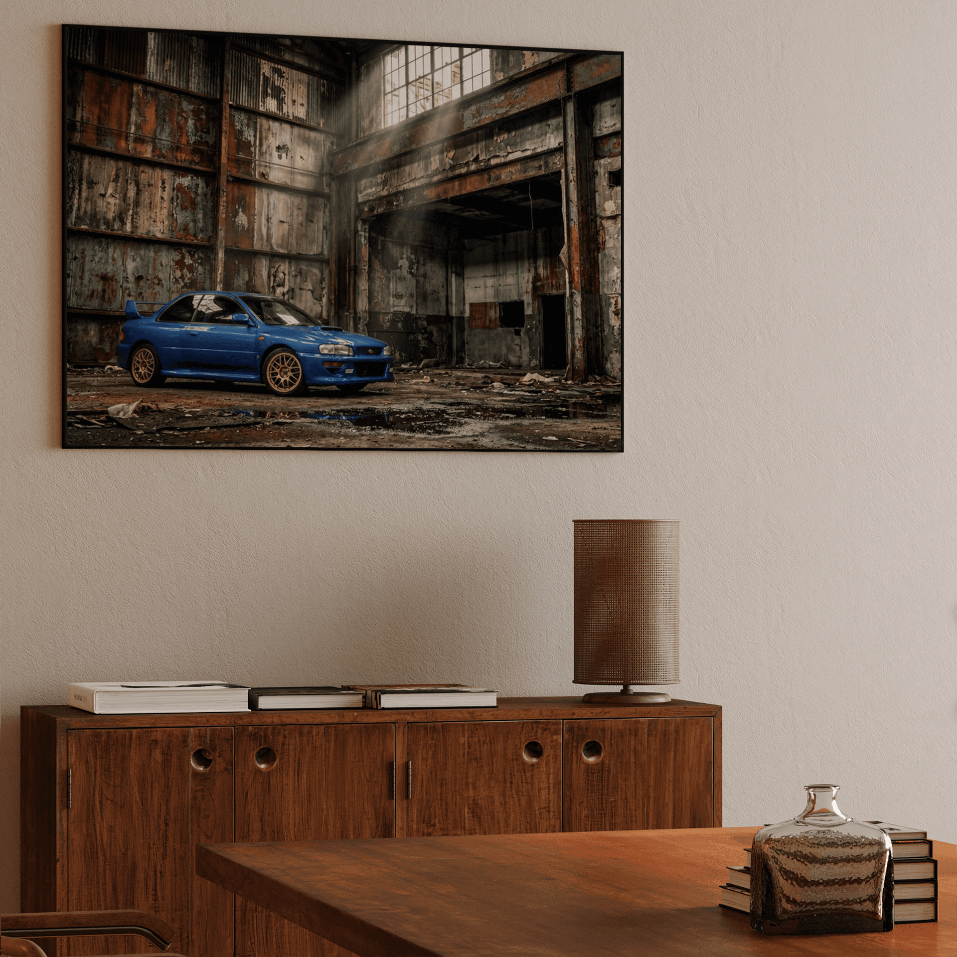 Industrial Legend - Subaru Impreza 22B STi in Abandoned Warehouse