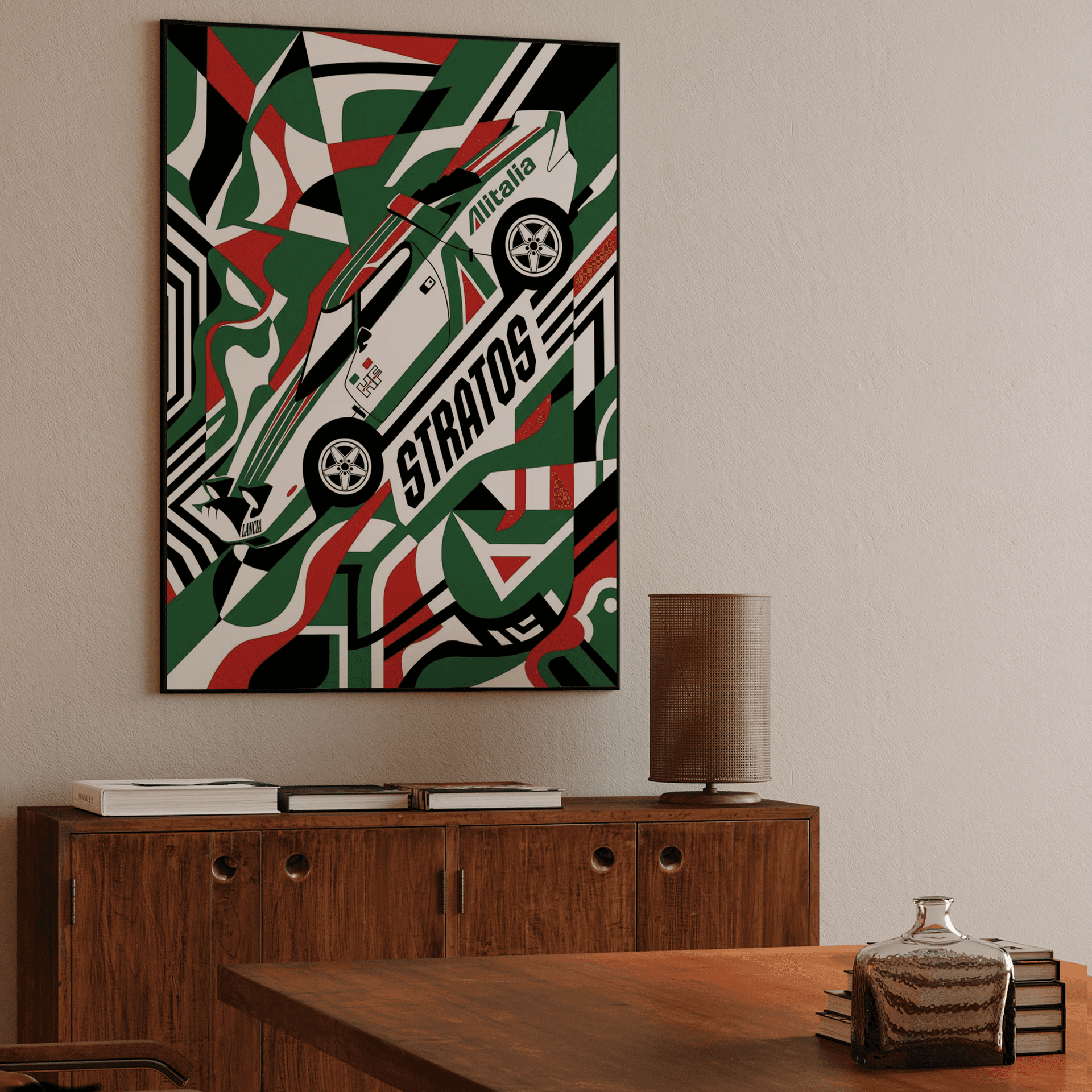 Lancia Stratos Alitalia Memphis Design