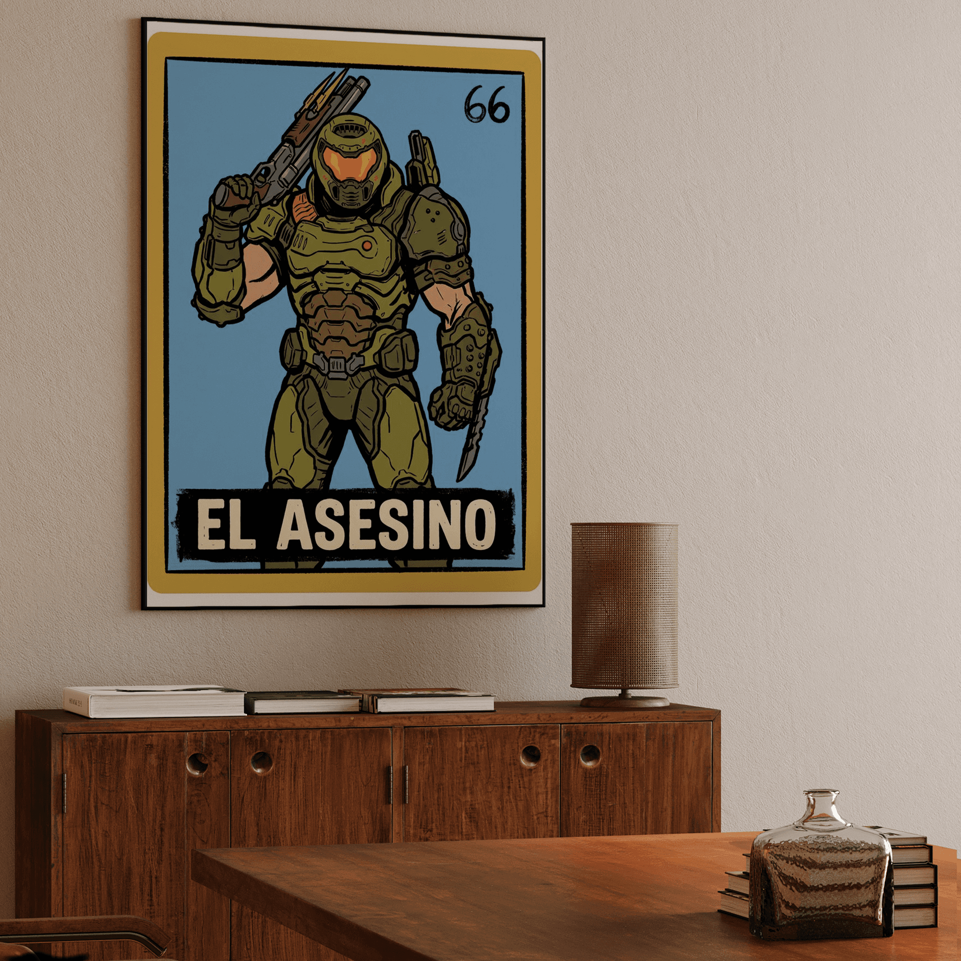 Lotería El Asesino Doom Slayer