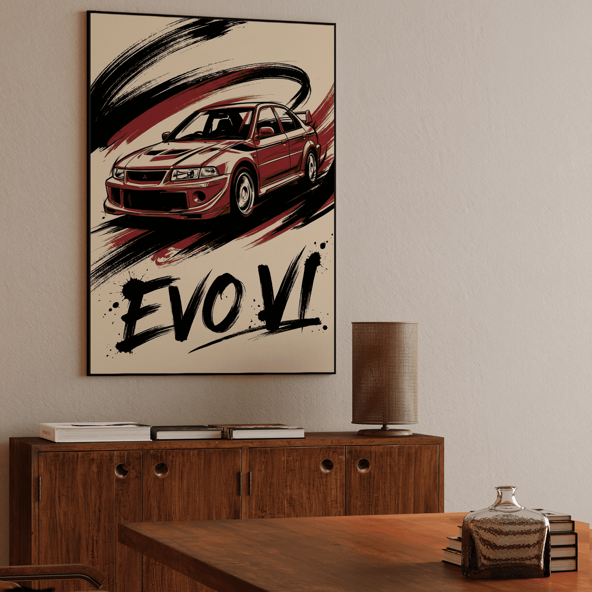 Evo VI Ink Splash Art