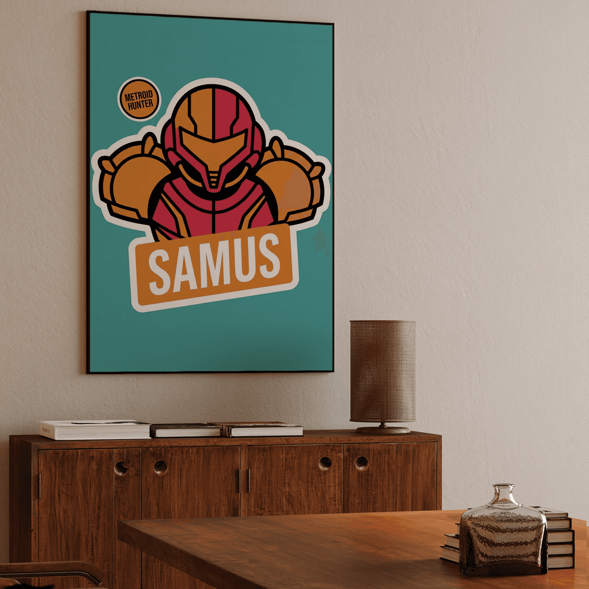 Samus Aran Varia Suit Sticker Art