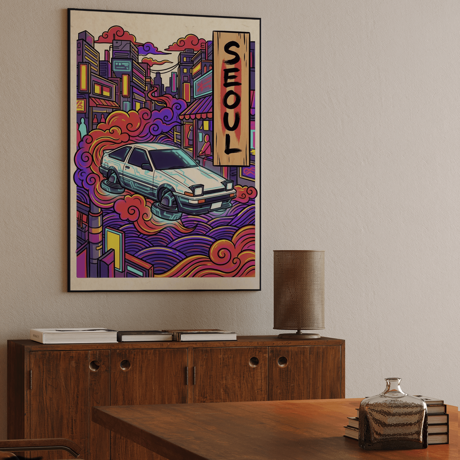 Cyberpunk Seoul: The Hover AE86