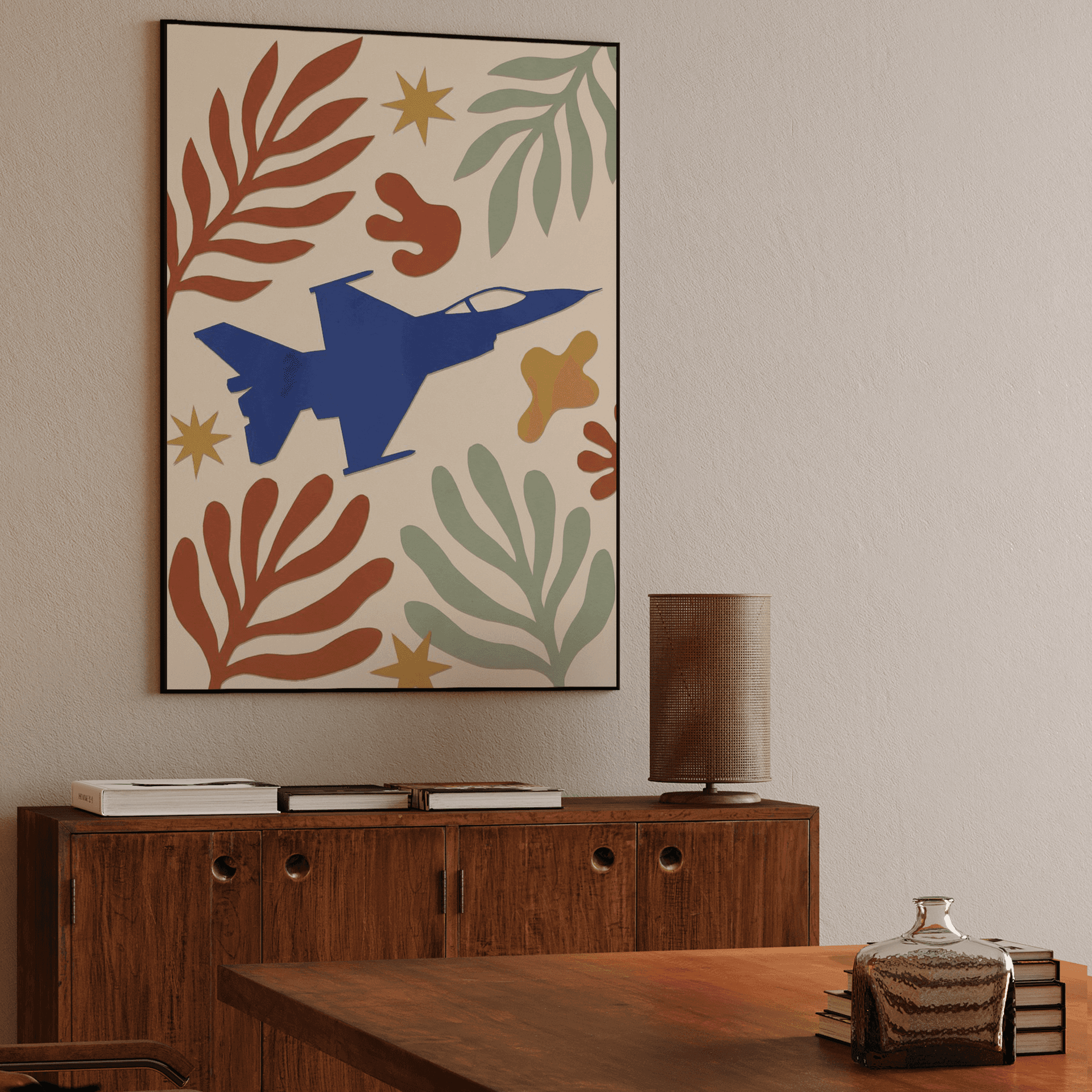 F-16 Fighting Falcon Matisse Style
