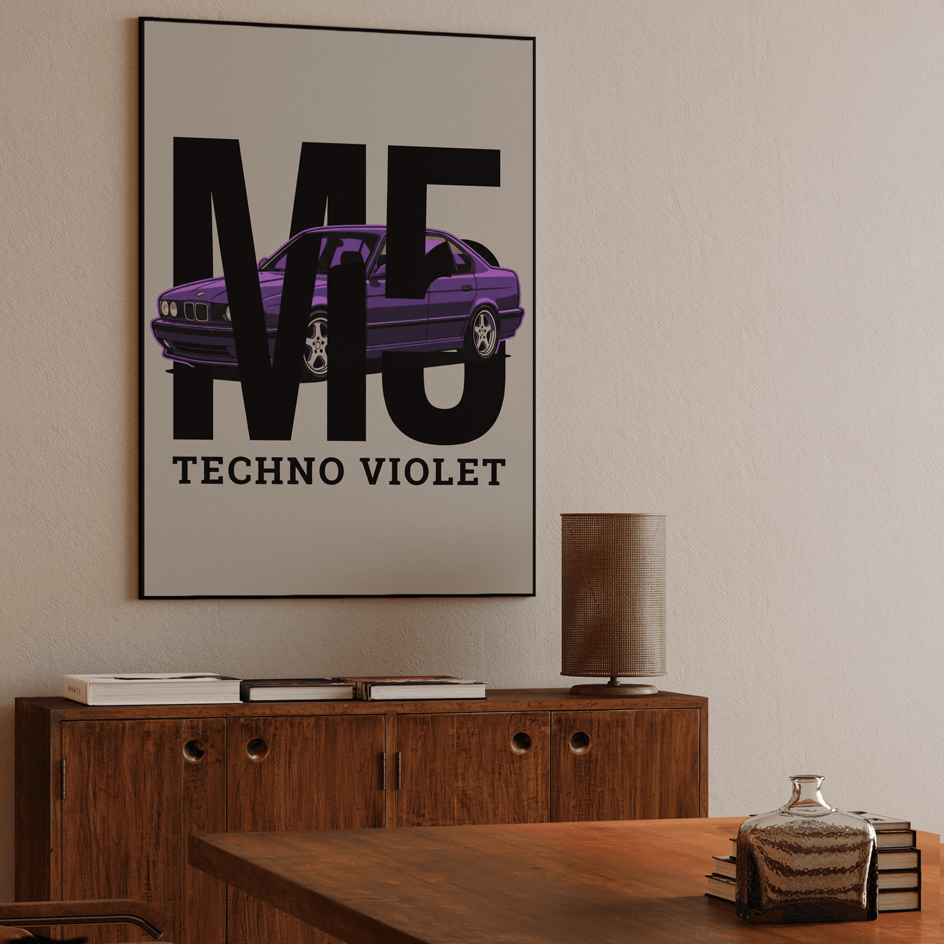 BMW E34 M5 Techno Violet