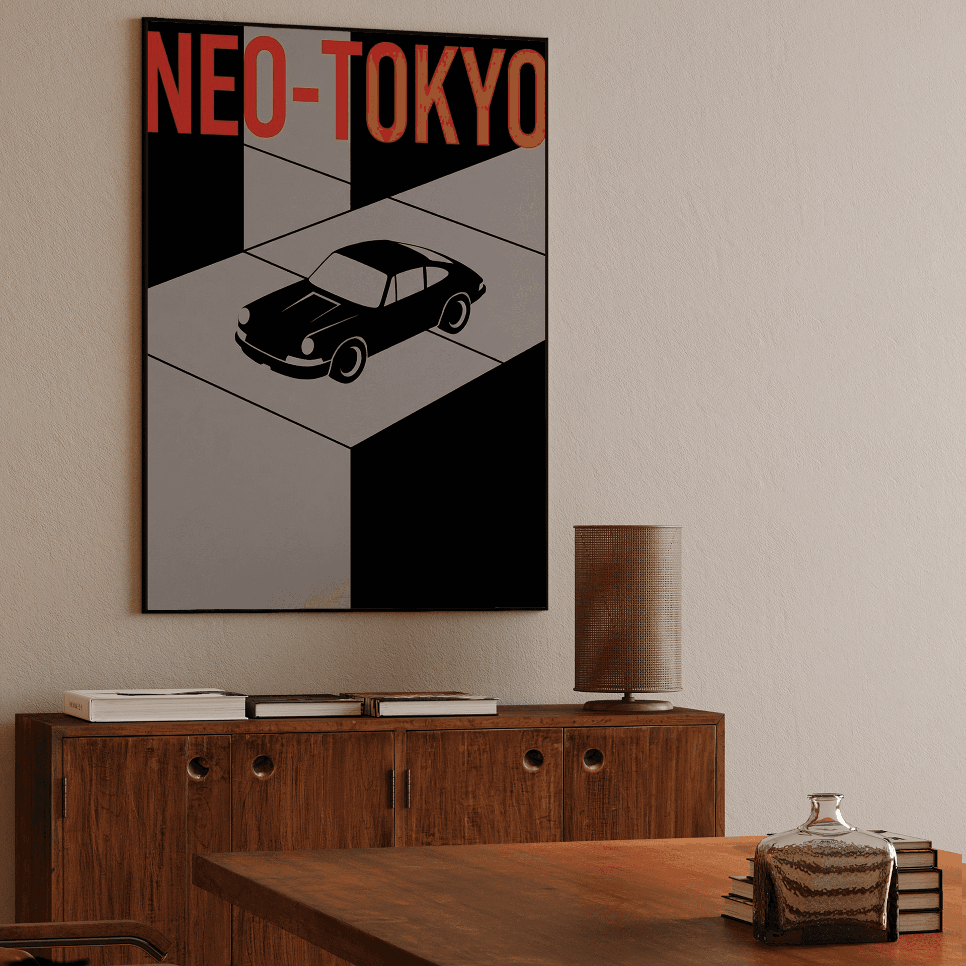 Neo-Tokyo Isometric: Classic Porsche 911